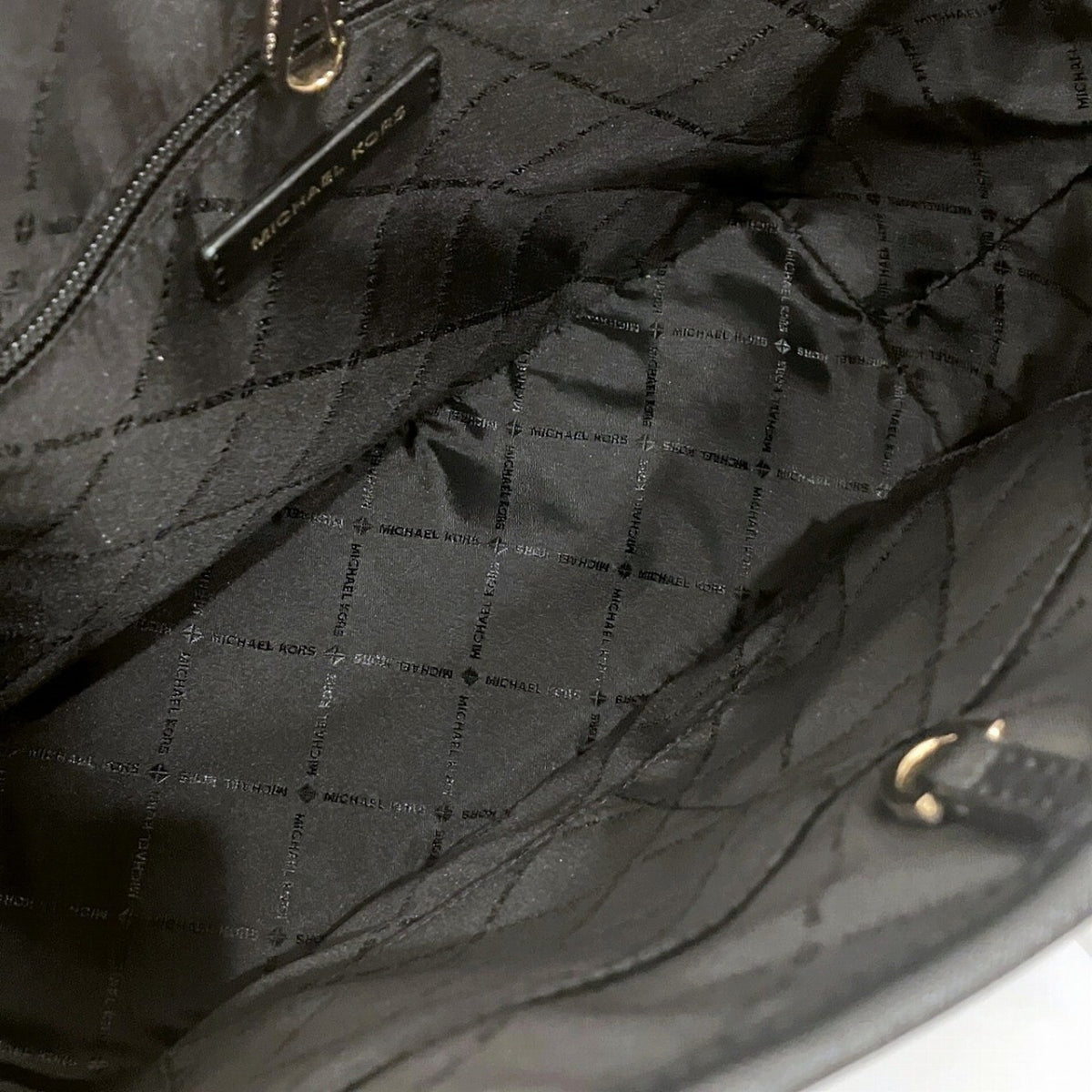 Michael Kors Black Pvc Tote Bag (Pre-Owned)