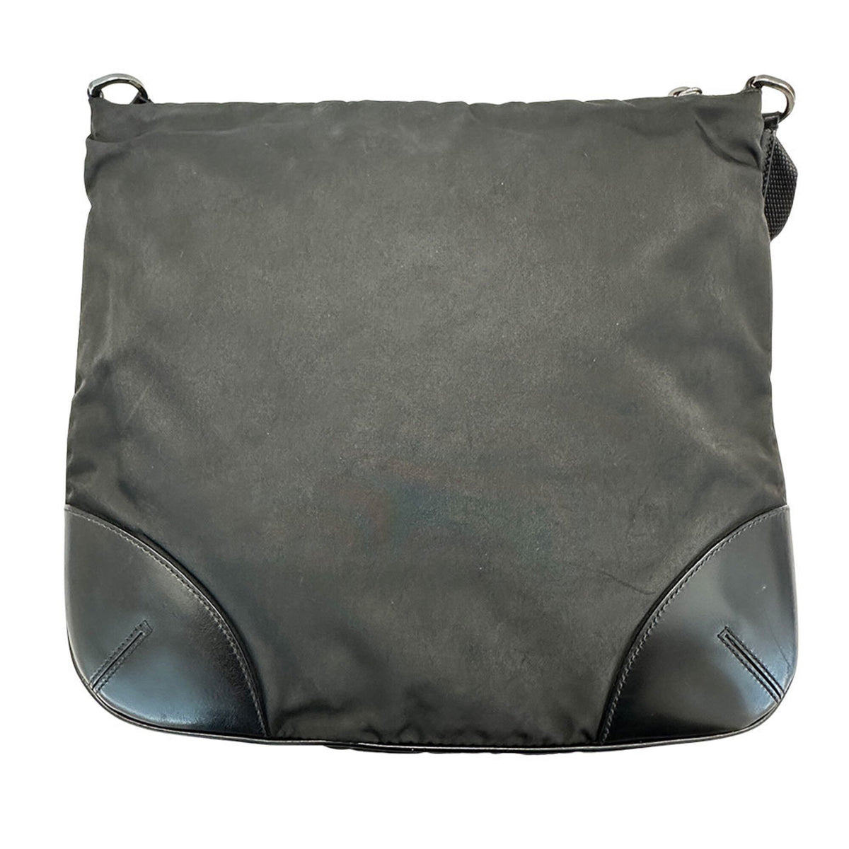 Prada Black Nylon Handbag Shoulder Bag (Pre-Owned)