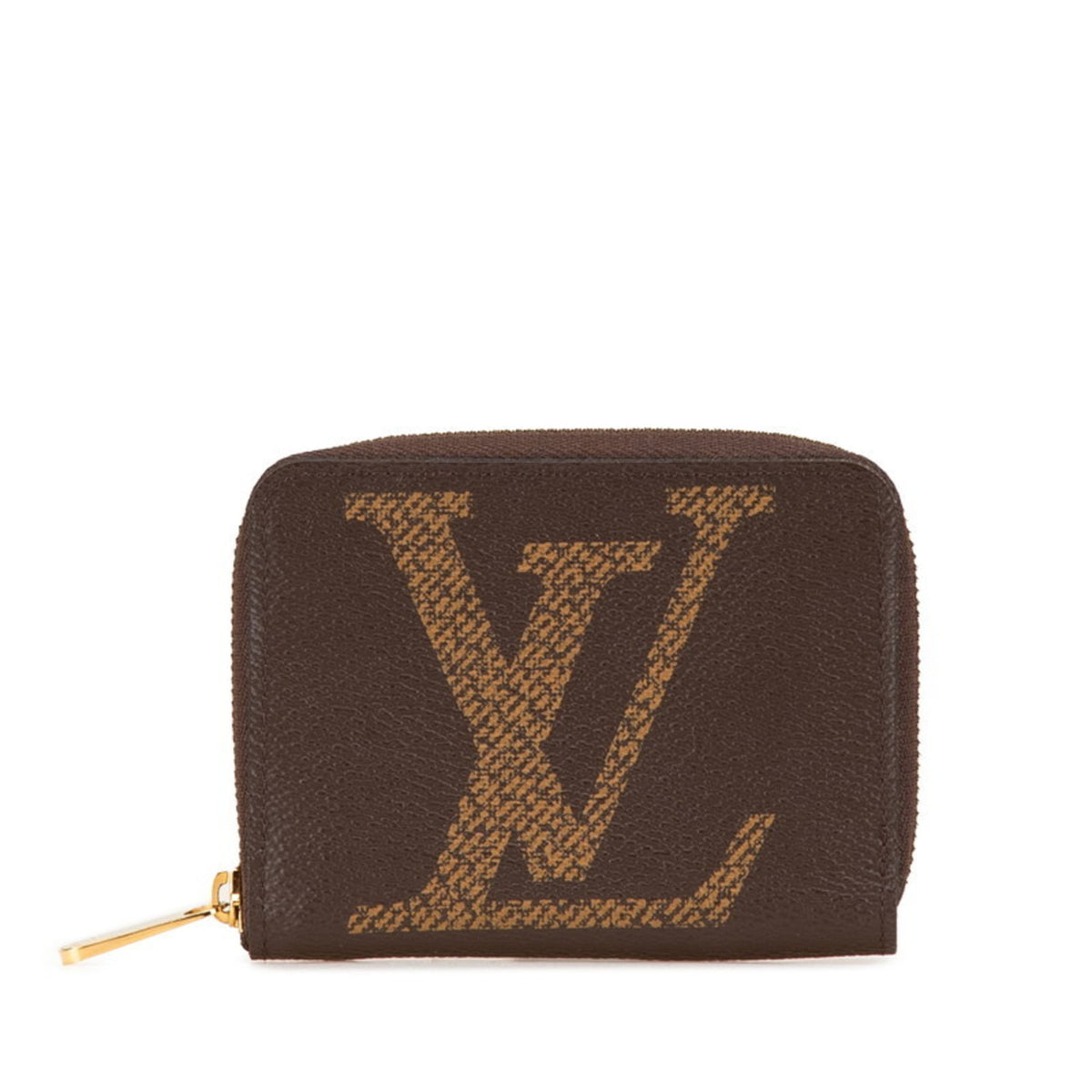 Louis Vuitton Brown Pvc Leather Coin Purse/Coin Case (Pre-Owned)