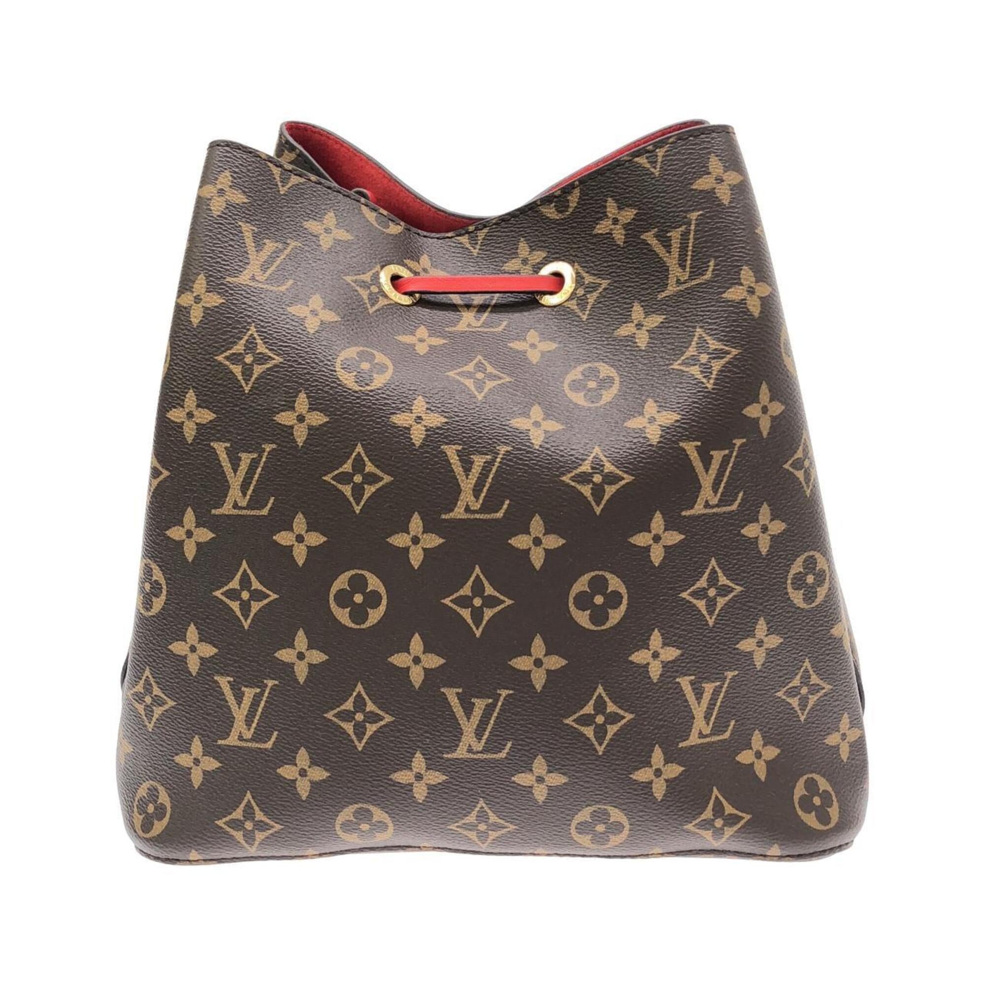 Louis Vuitton Brown Coated Canvas Shoulder Bag (Pre-Owned)