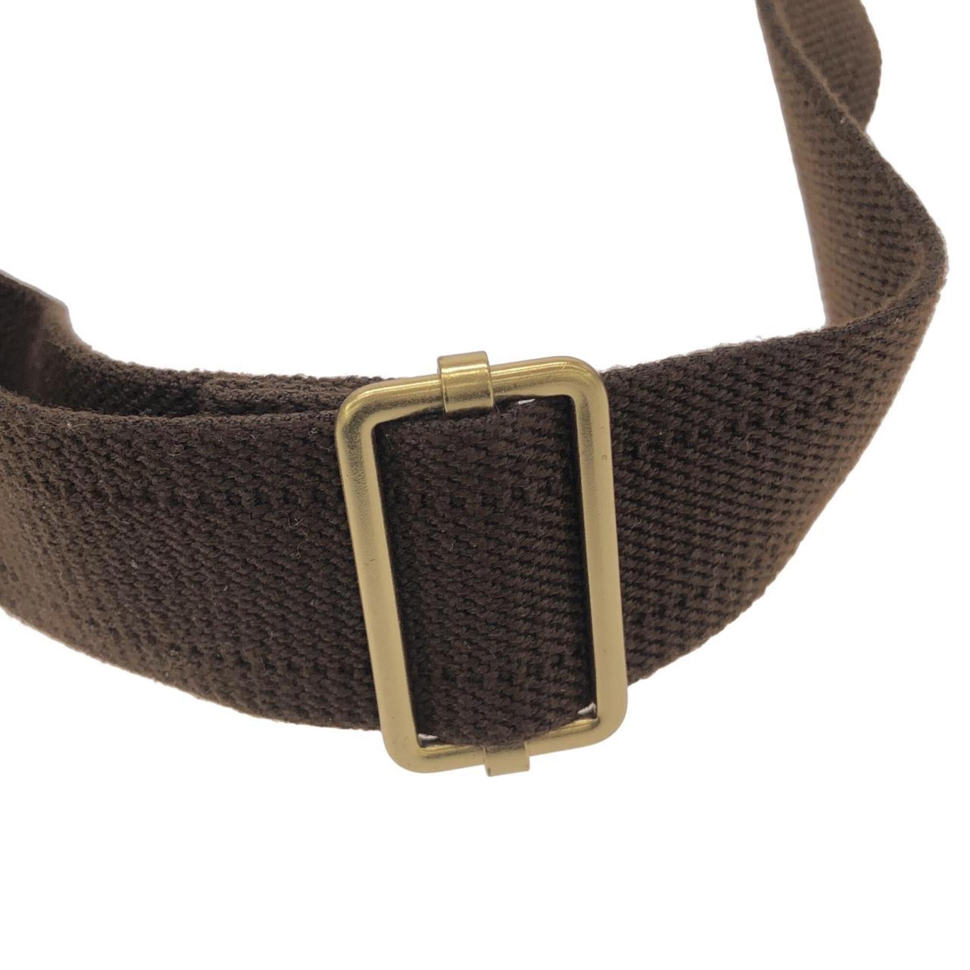 Louis Vuitton Marron Coated Canvas Shoulder Bag (Pre-Owned)