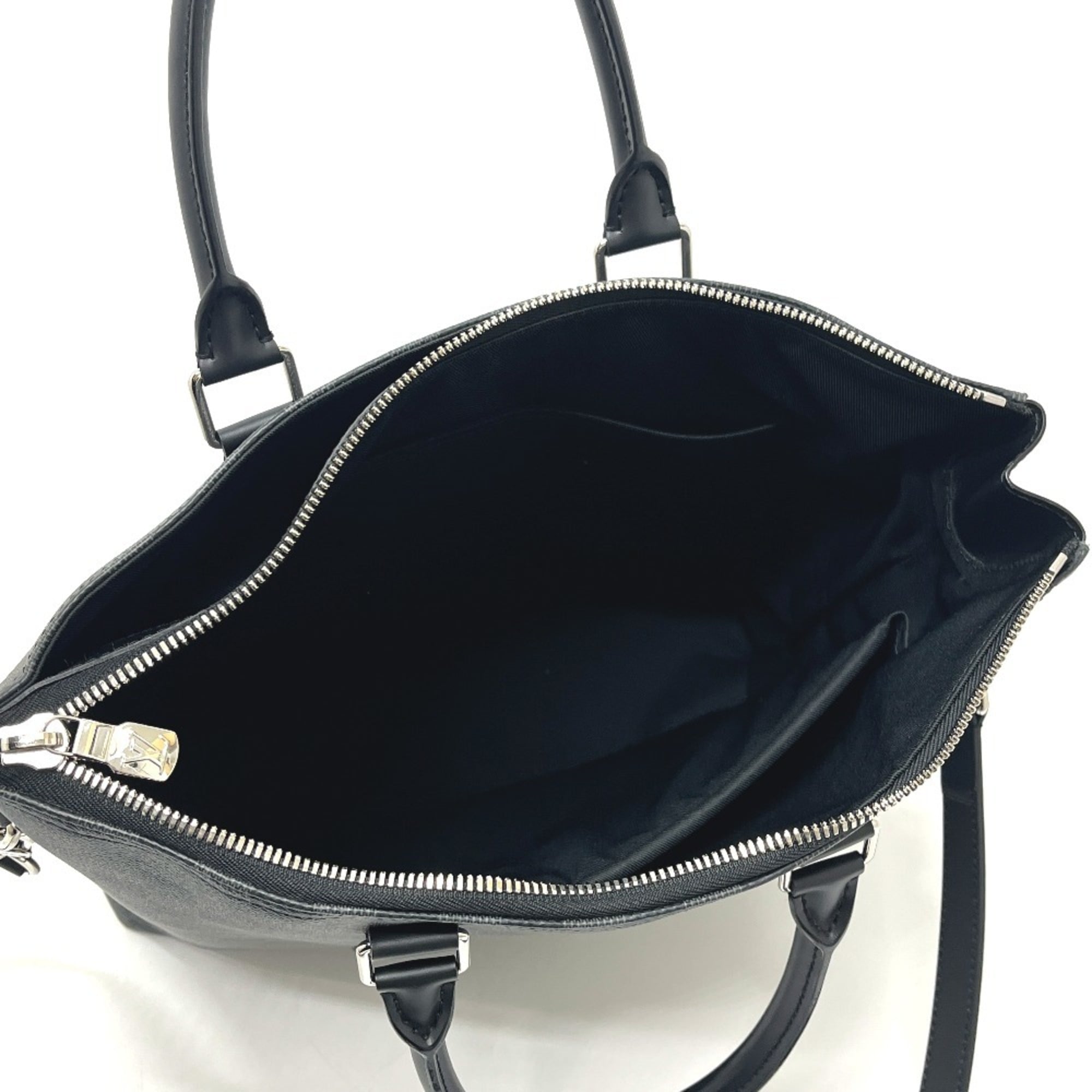 Louis Vuitton Black Noir Damier Graphite Handbag Tote Bag (Pre-Owned)