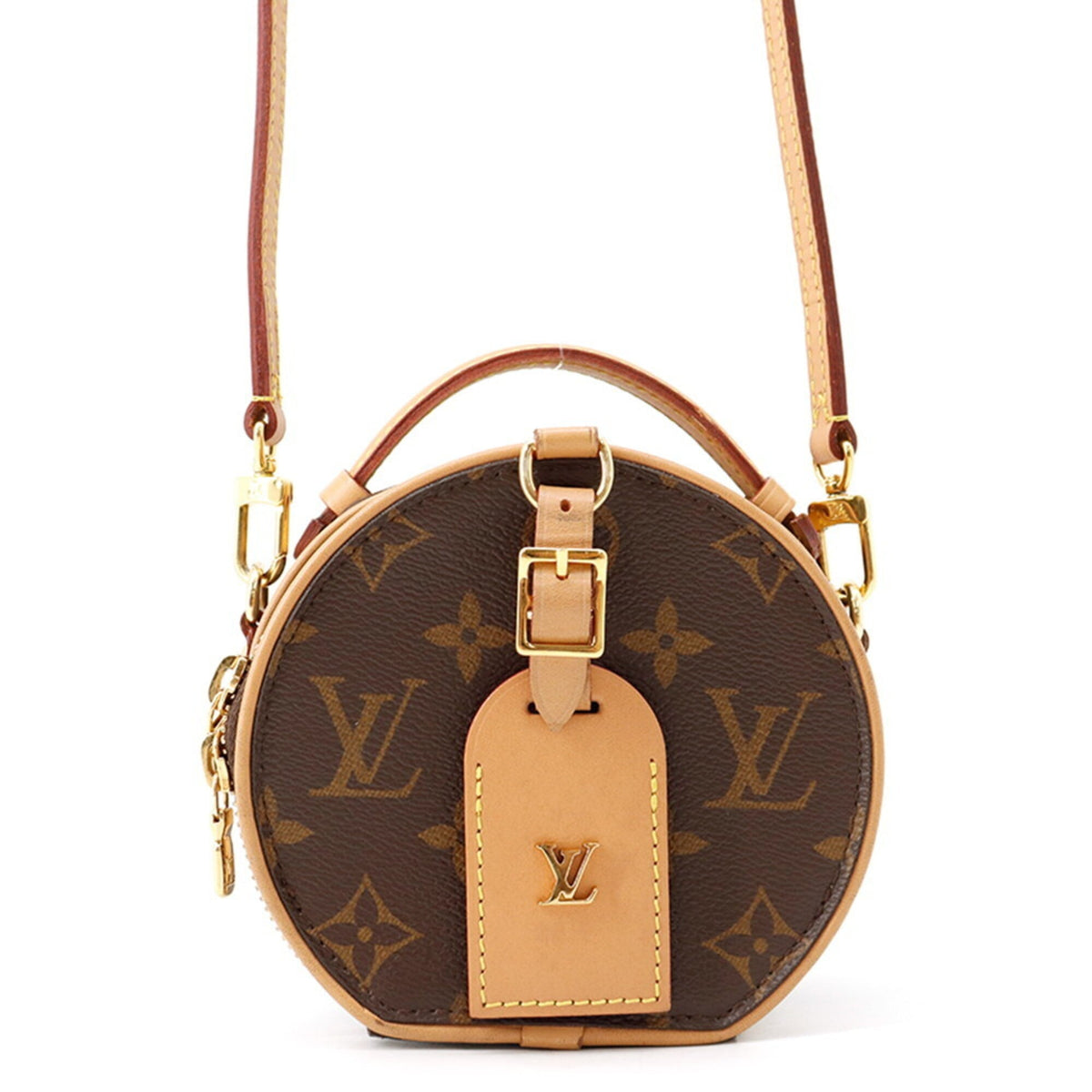 Louis Vuitton Beige Monogram Shoulder Bag (Pre-Owned)