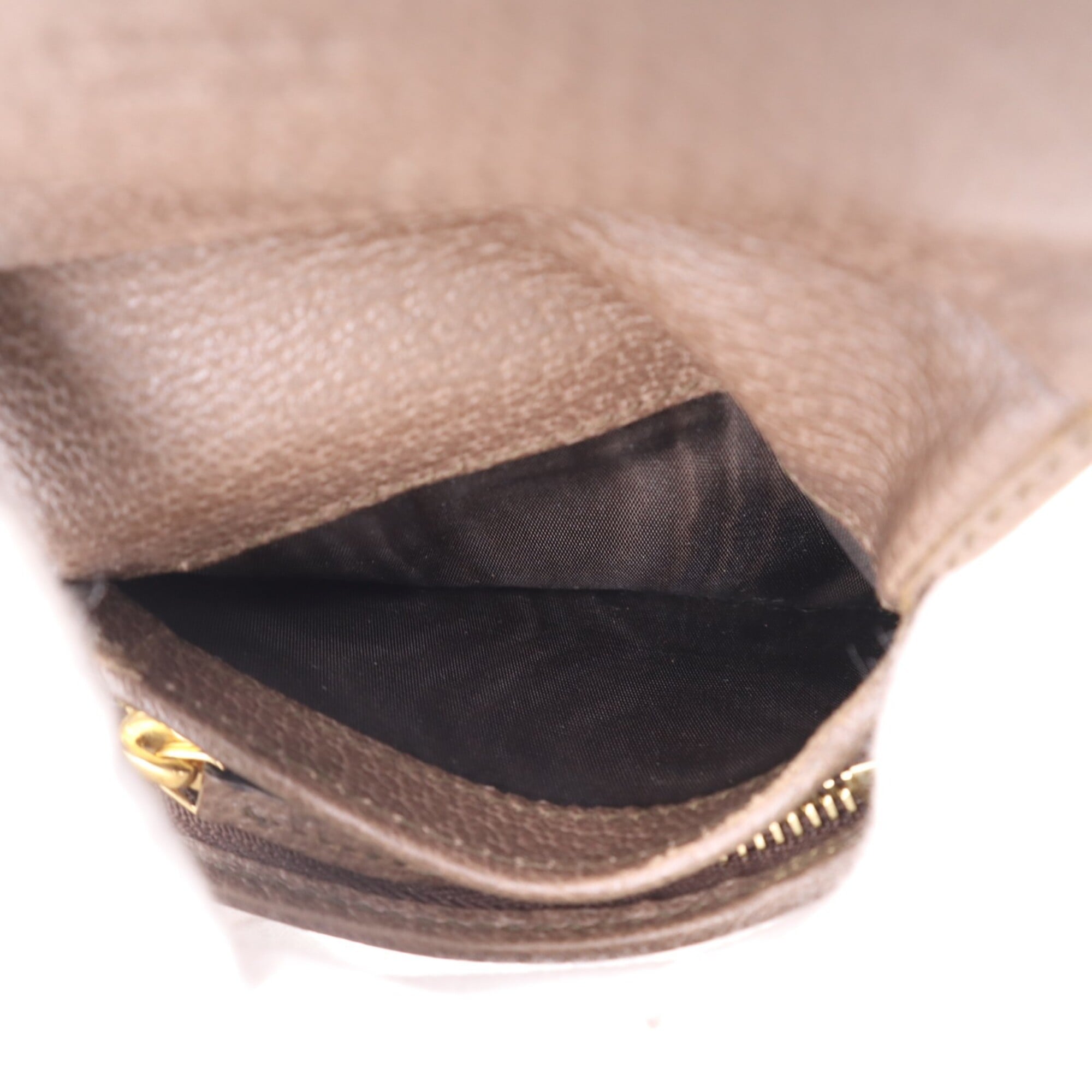 Gucci Ophidia Beige Brown Multi-Color Coated Canvas Leather Wallet (Bi-Fold) (Pre-Owned)