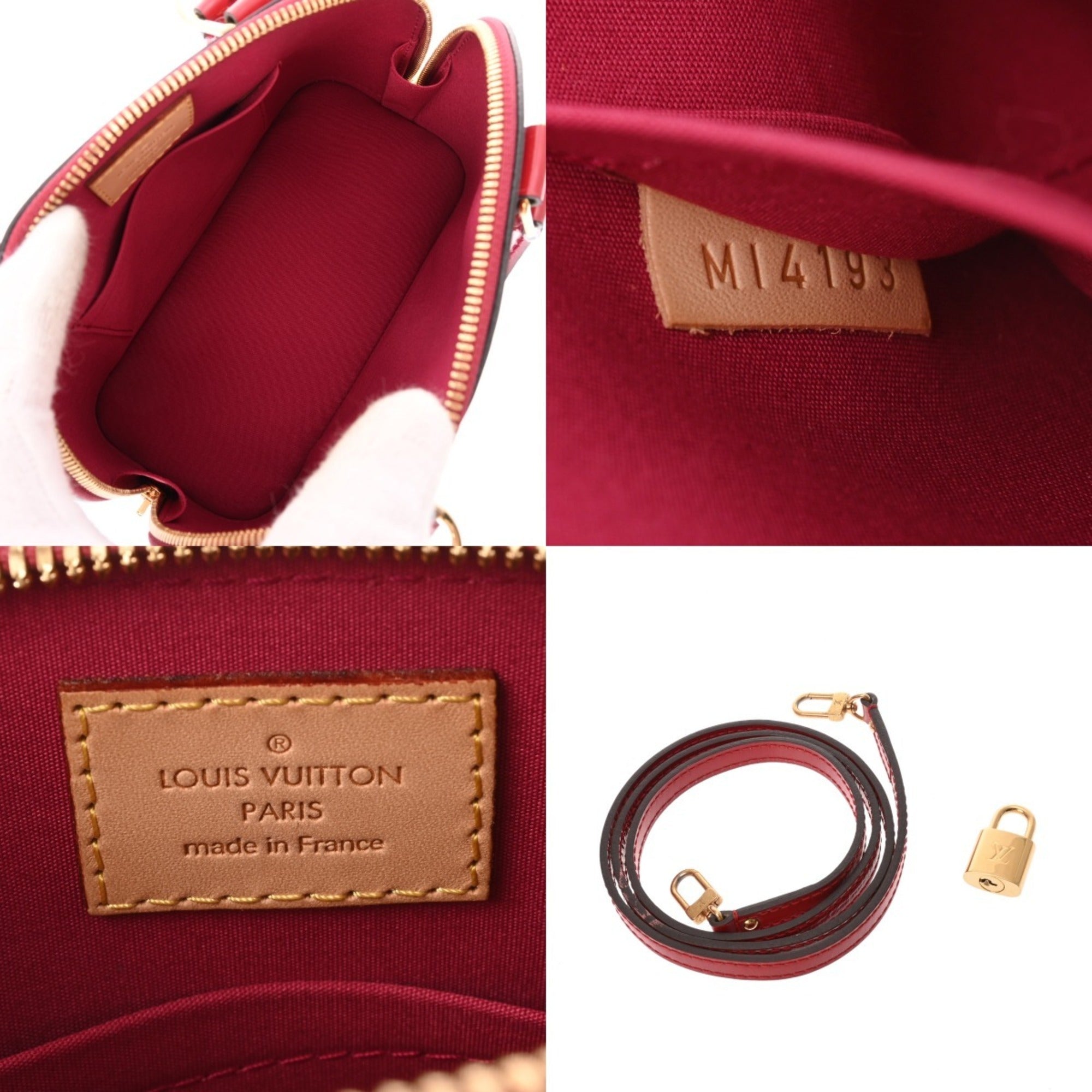 Louis Vuitton Pomme D'amour Monogram Vernis Handbag (Pre-Owned)