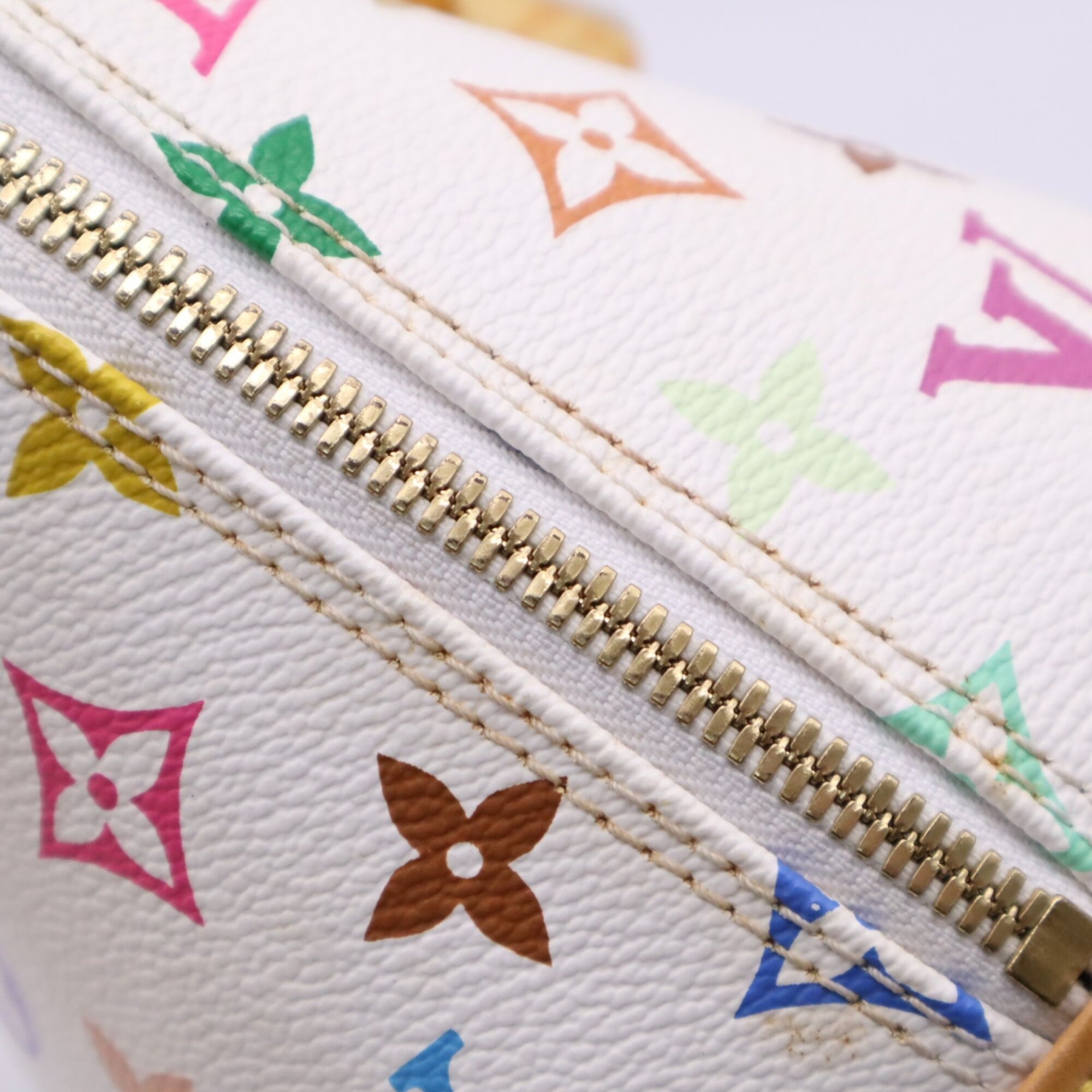 Louis Vuitton Monogram Multicolore Multi-Color Coated Canvas Leather Handbag (Pre-Owned)