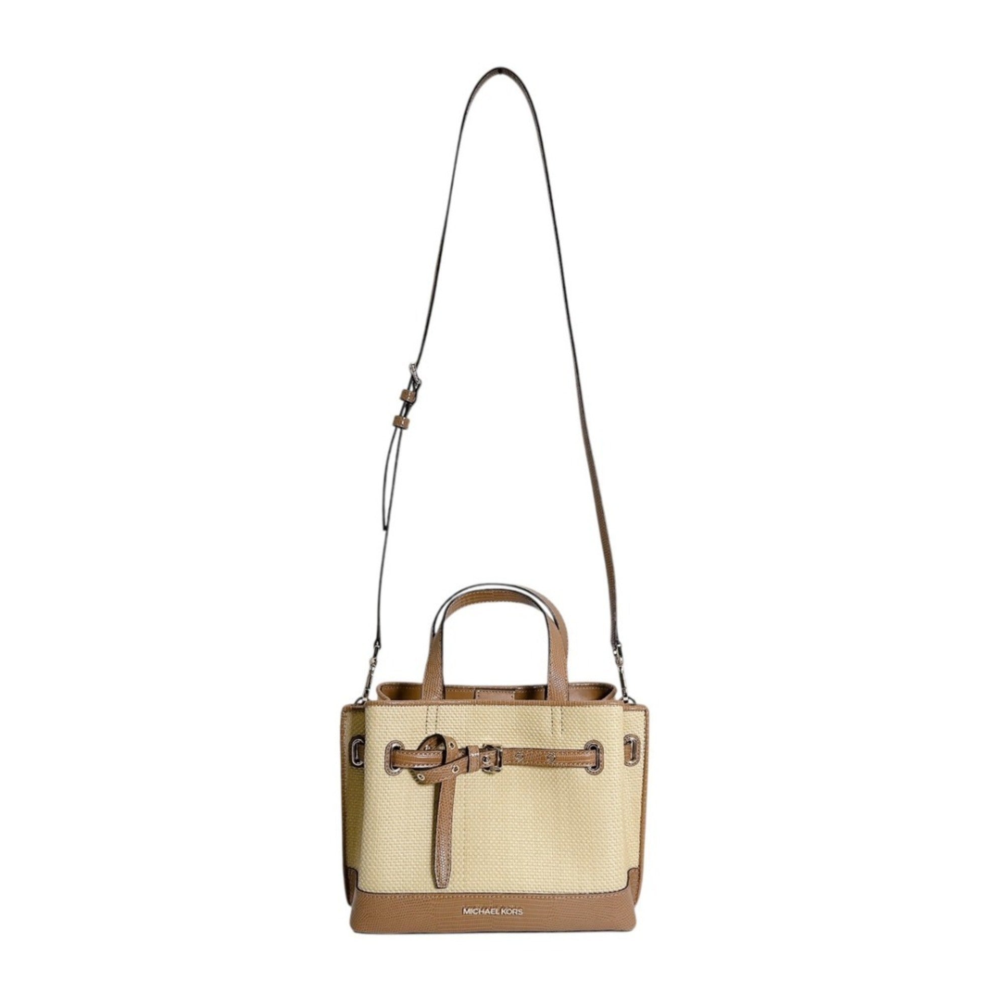 Michael Kors Brown Elastane Handbag Shoulder Bag (Pre-Owned)