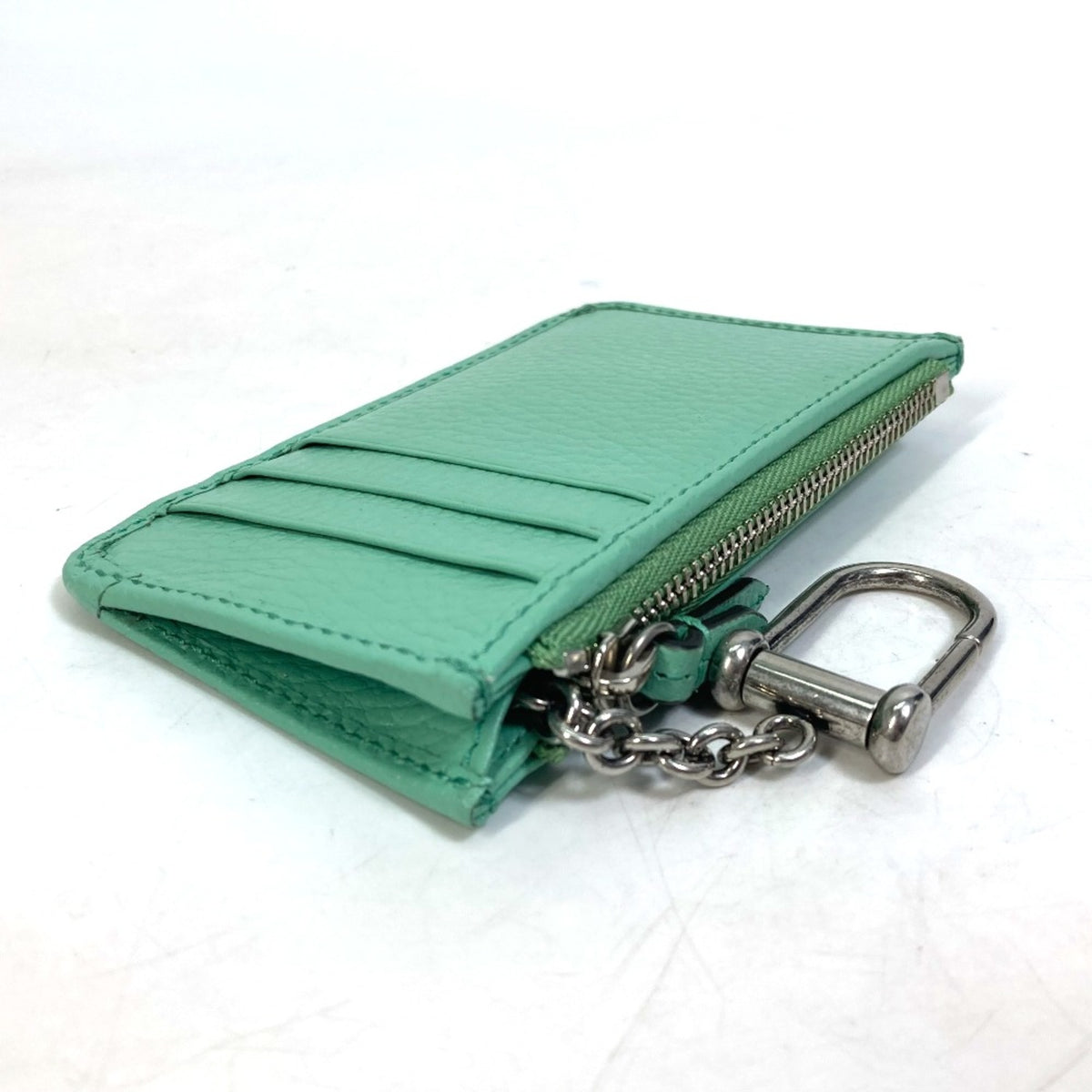 Gucci Green Leather Coin Purse/Coin Case (Pre-Owned)