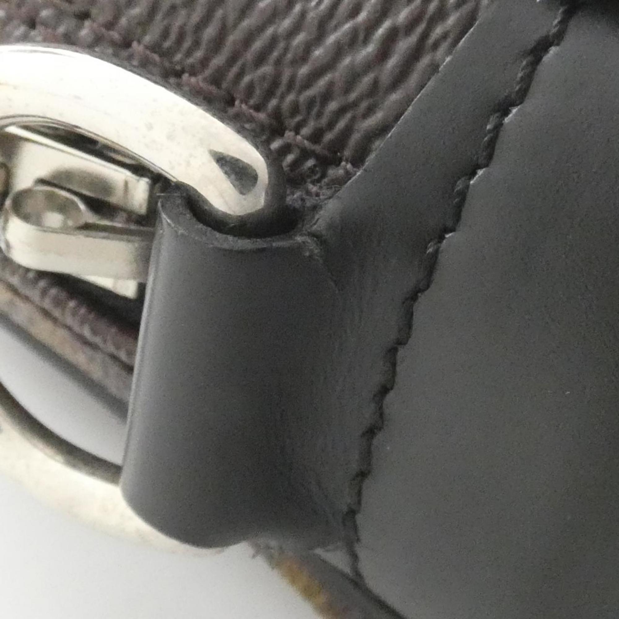 Louis Vuitton Marron Coated Canvas Handbag (Pre-Owned)