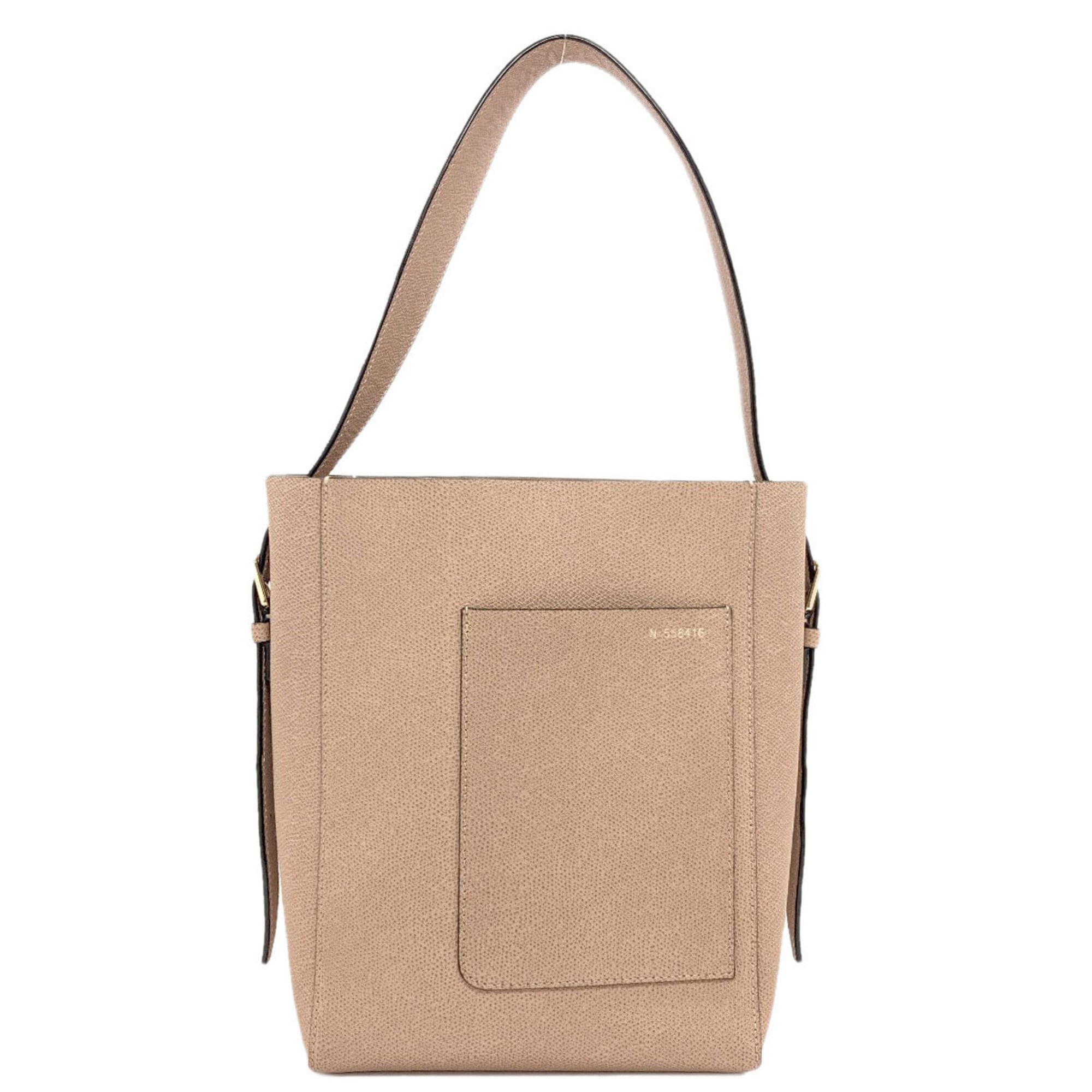 Valextra Brown Leather Shoulder Bag (Pre-Owned)