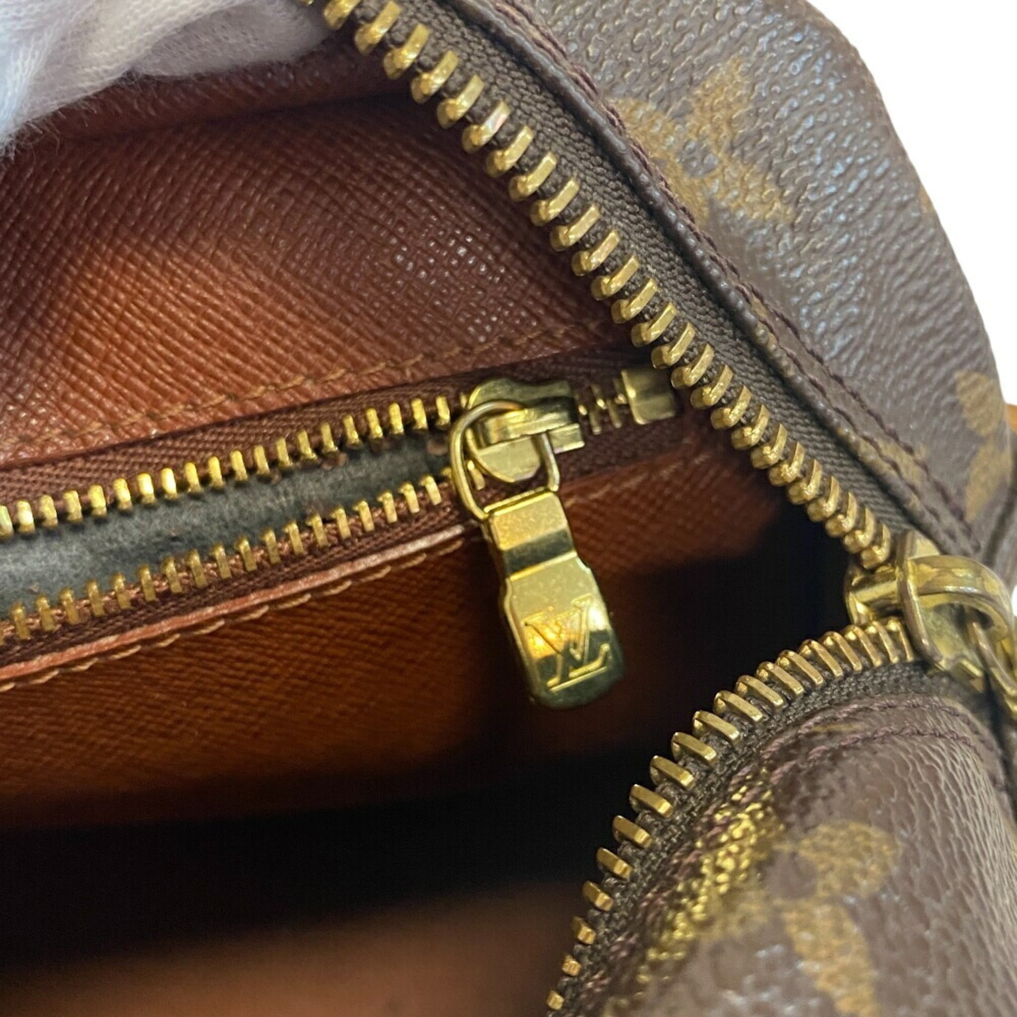 Louis Vuitton Brown Leather Shoulder Bag (Pre-Owned)
