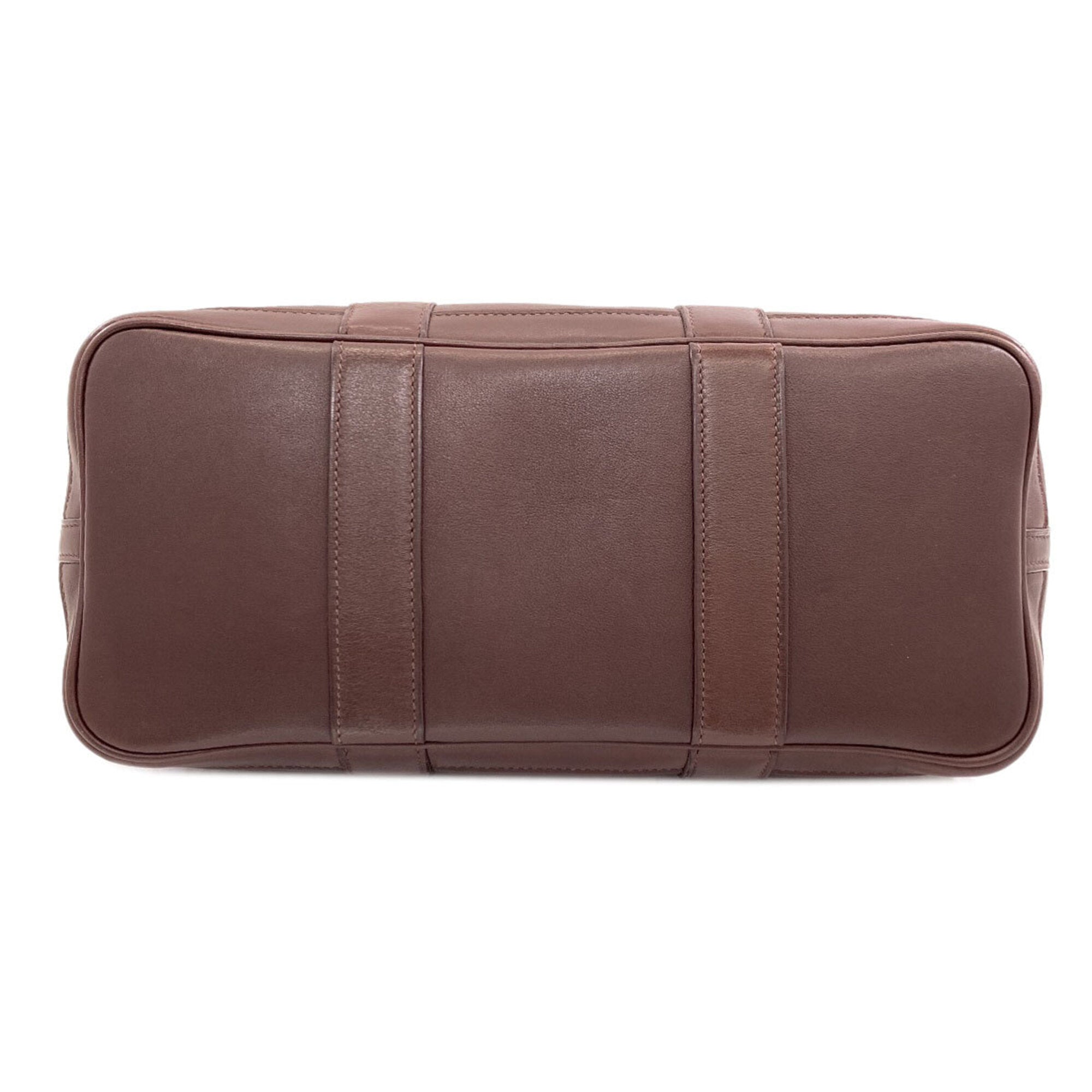Hermes Garden Brown Swift Leather Handbag (Pre-Owned)