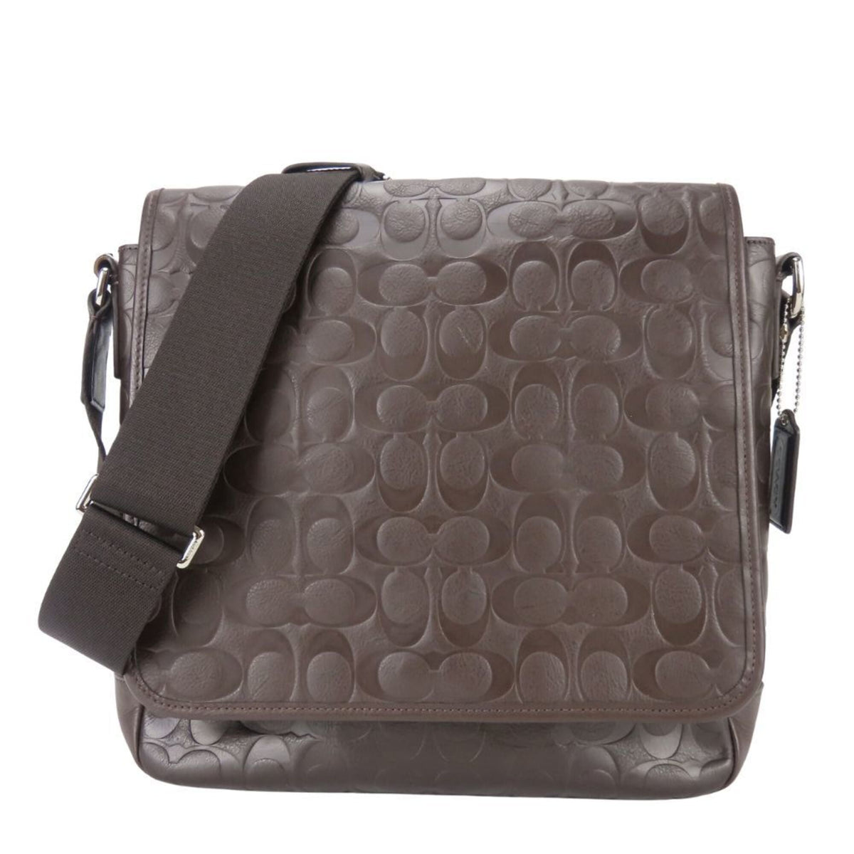 Coach Dark Brown Leather Shoulder Bag (Pre-Owned)
