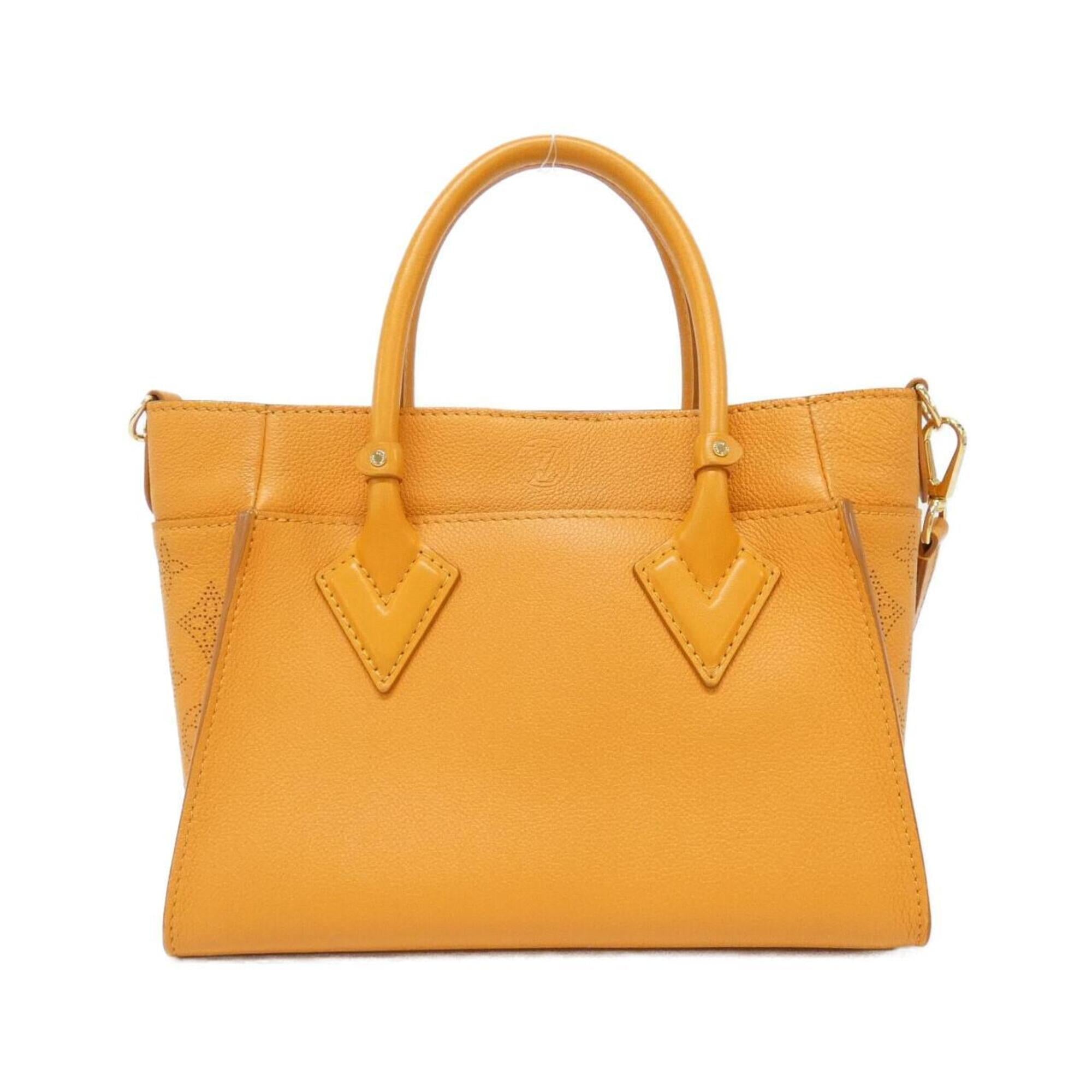 Louis Vuitton Orange Leather Handbag (Pre-Owned)