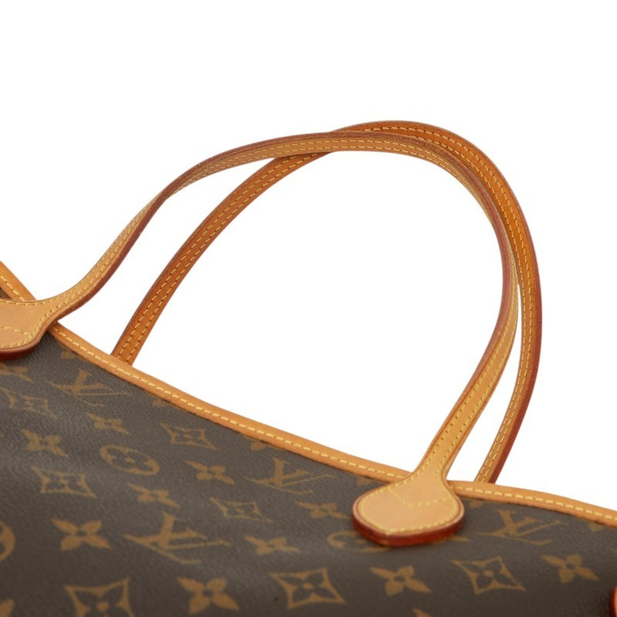 Louis Vuitton Brown Pvc Leather Shoulder Bag Tote Bag (Pre-Owned)