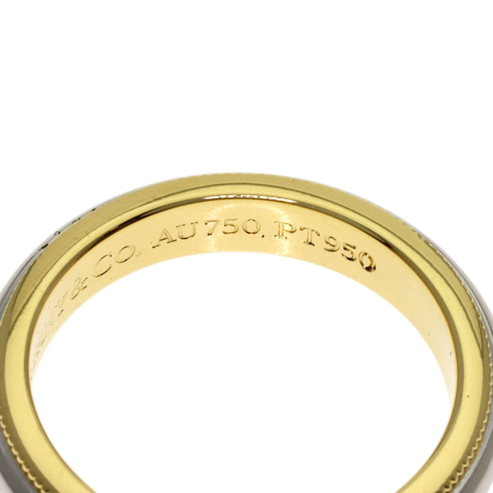 Tiffany Platinum Yellow Gold Yellow Gold (18K) Platinum 950 Band Ring (Pre-Owned)