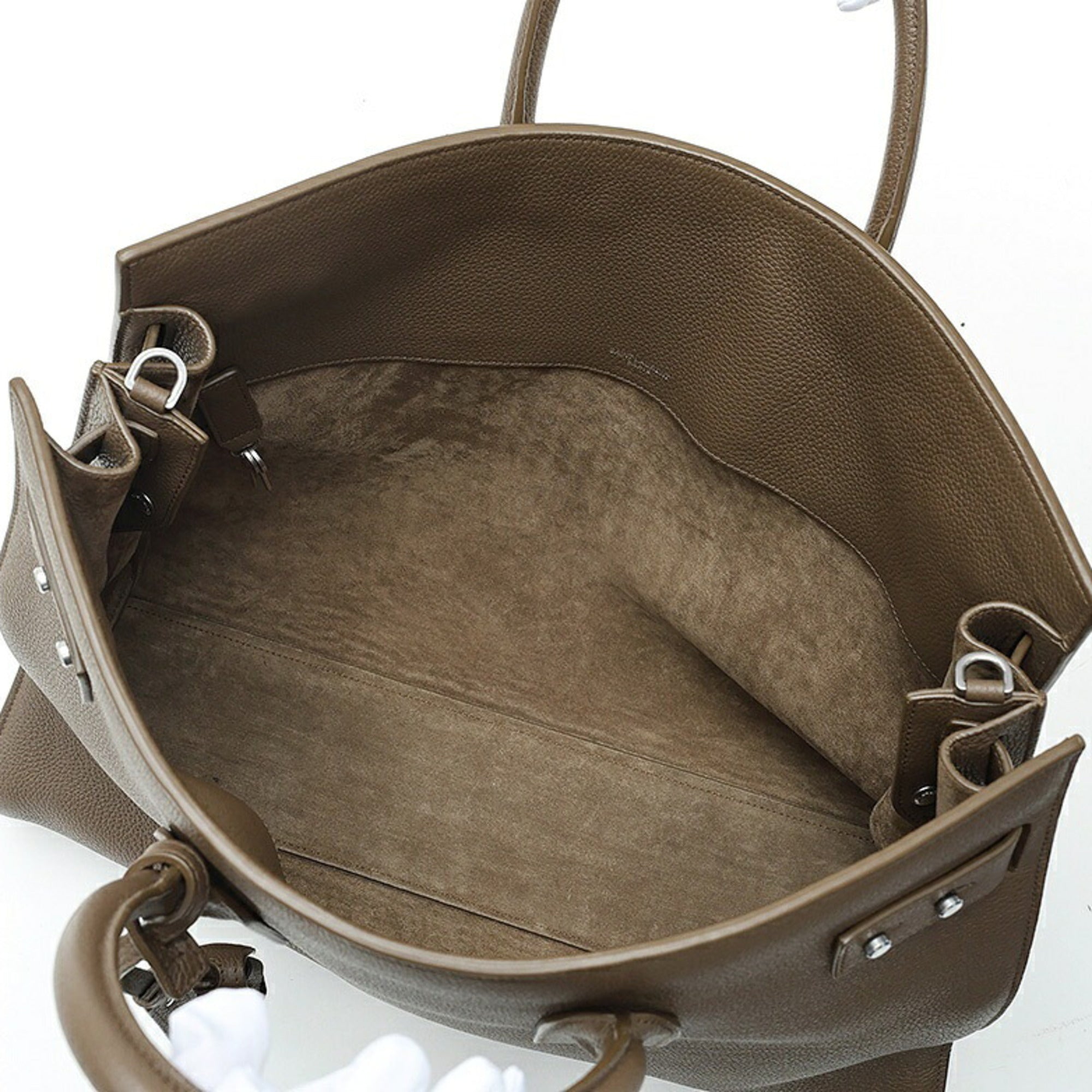 Saint Laurent Brown Leather Handbag (Pre-Owned)