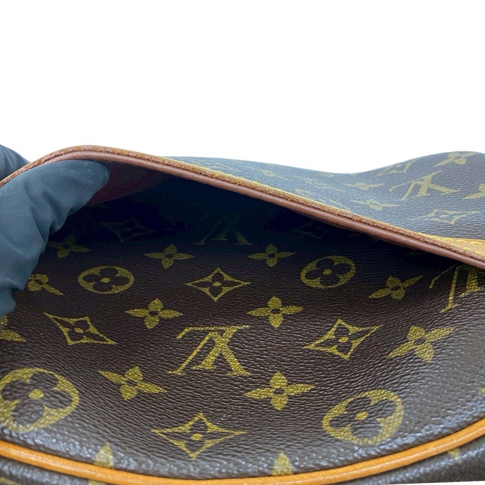 Louis Vuitton Brown Leather Pvc Pochette Shoulder Bag (Pre-Owned)