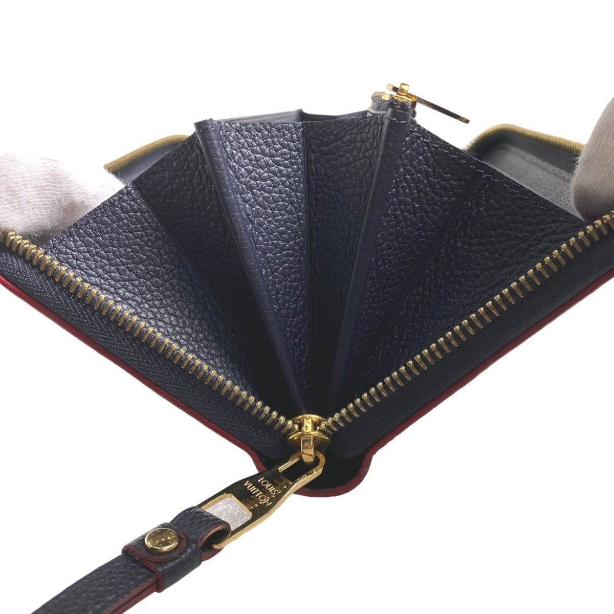 Louis Vuitton Marine Rouge Monogram Empreinte Long Wallet (Bi-Fold) (Pre-Owned)