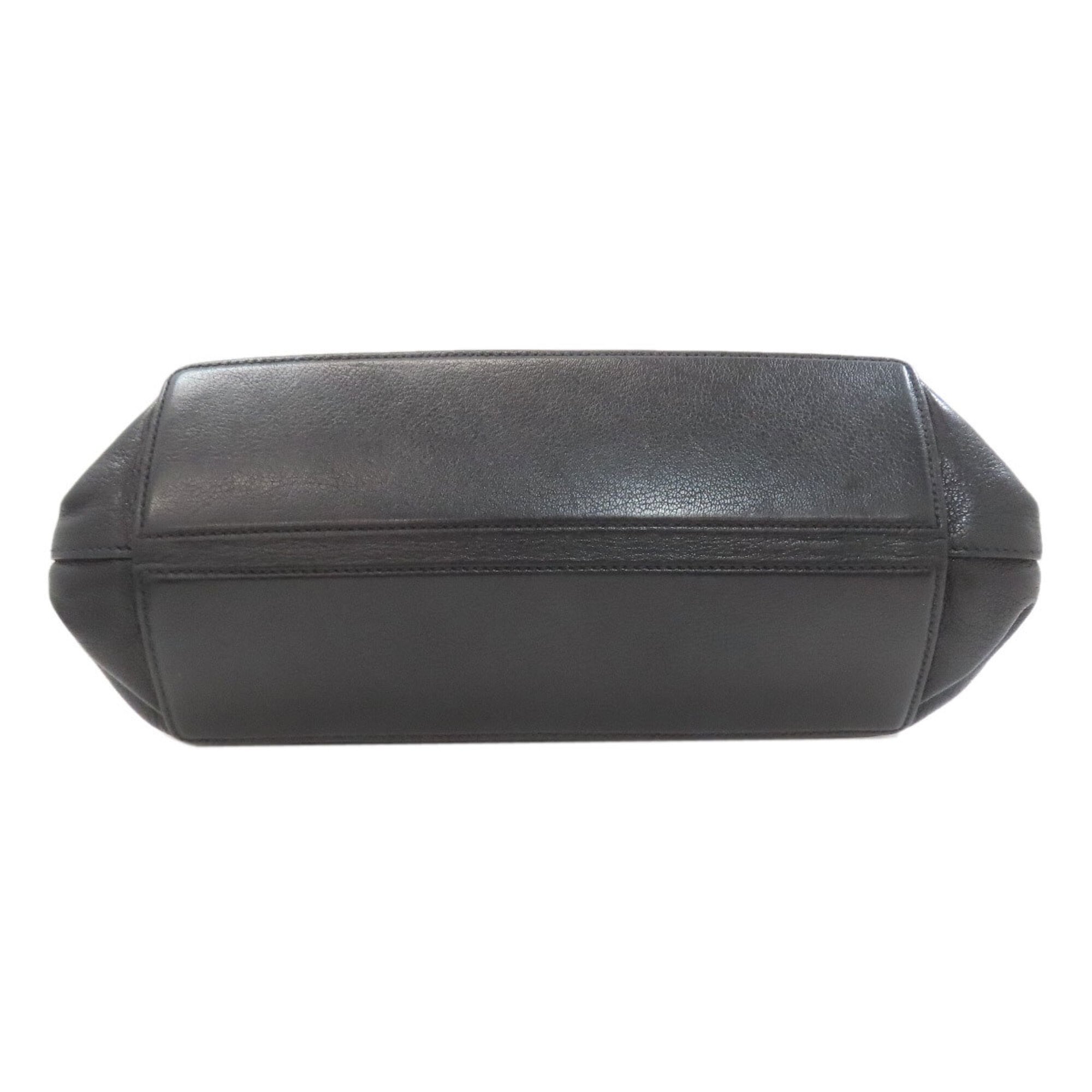 Miu Miu Black Leather Tote Bag (Pre-Owned)