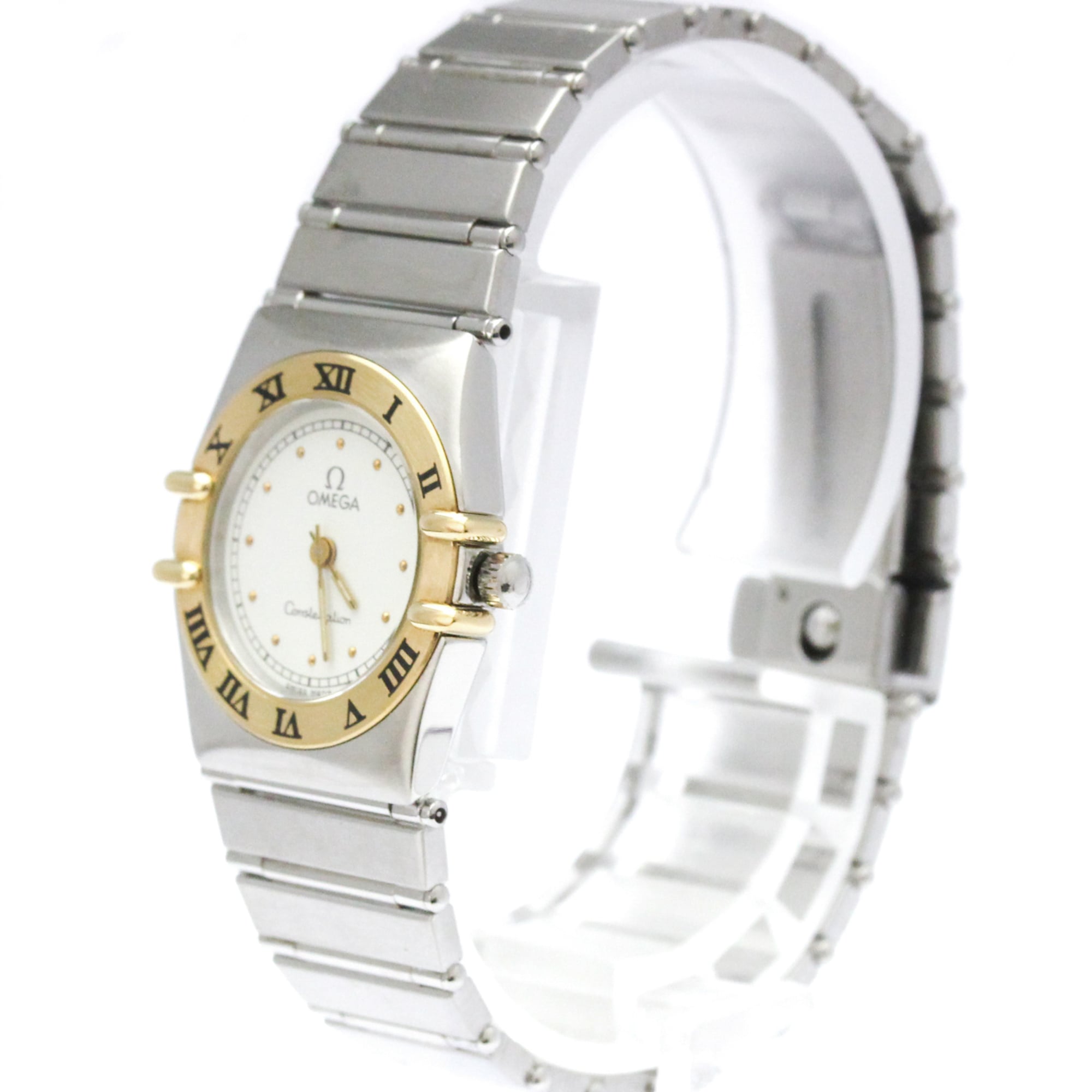 Omega Constellation Quartz Watch Stainless Steel And Yellow Gold Watch (Pre-Owned)