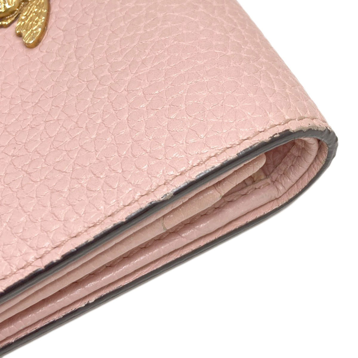 Gucci Pink Leather Wallet (Bi-Fold) (Pre-Owned)