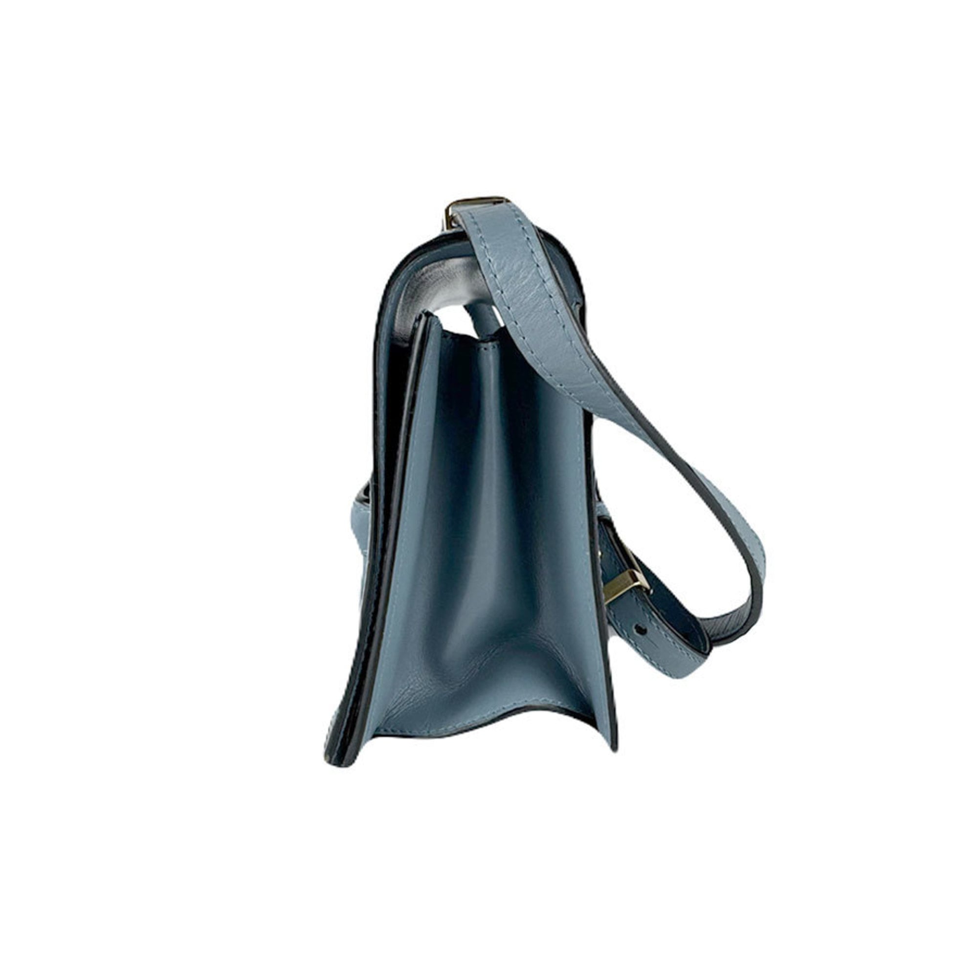 Loewe Blue Leather Shoulder Bag (Pre-Owned)