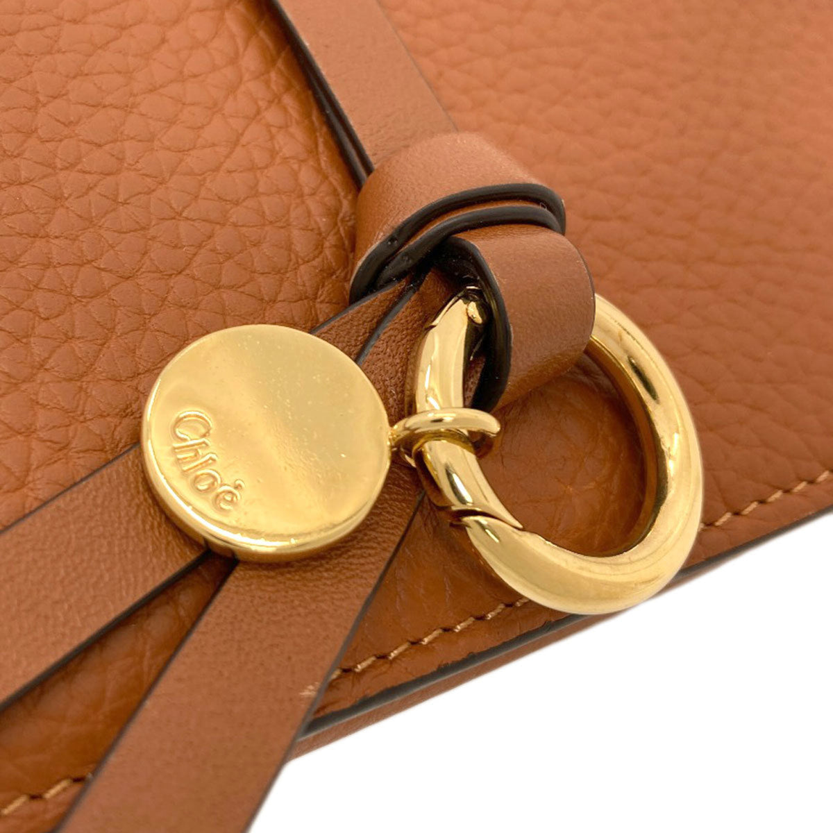 Chloé Brown Leather Long Wallet (Bi-Fold) (Pre-Owned)
