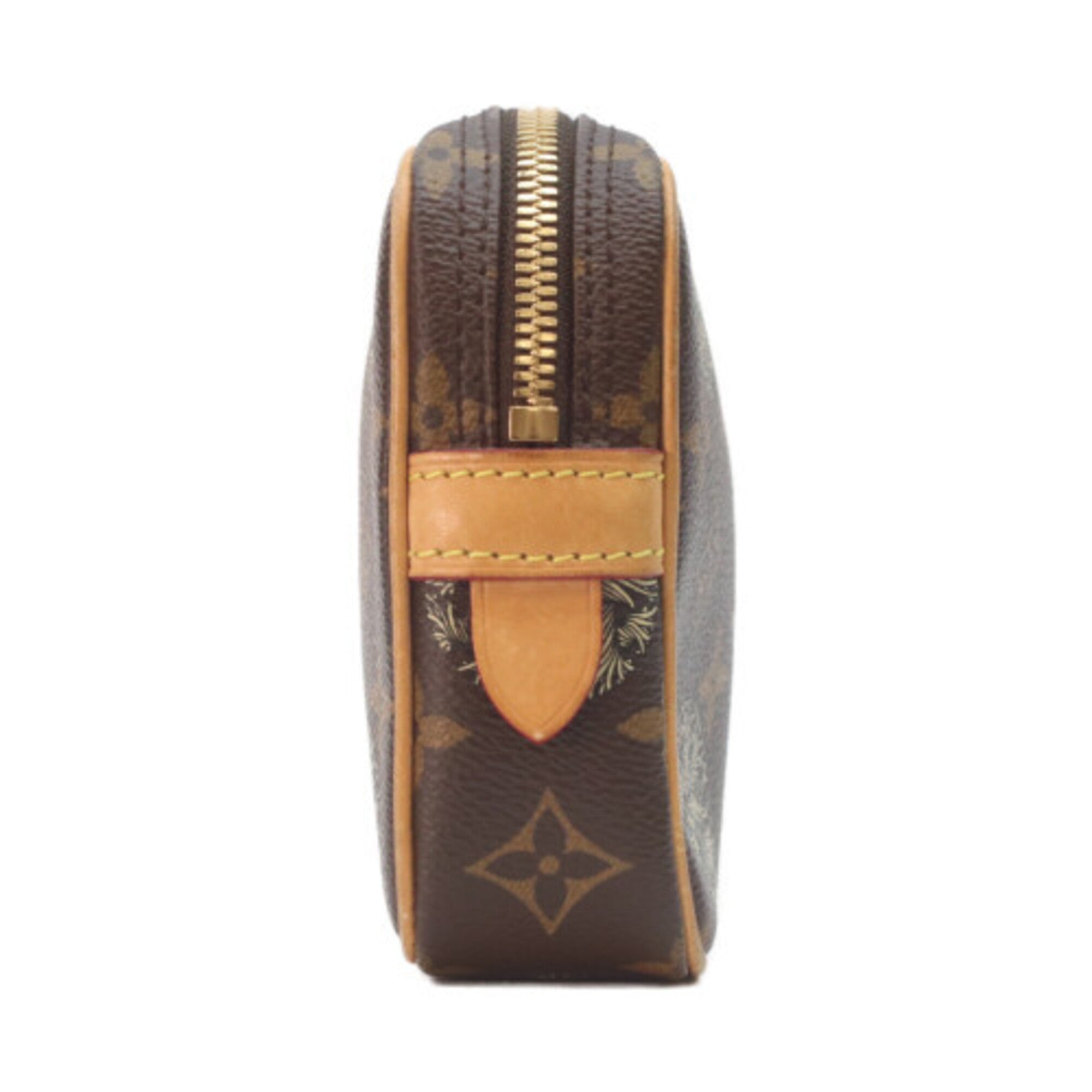 Louis Vuitton Brown Monogram Clutch Bag (Pre-Owned)
