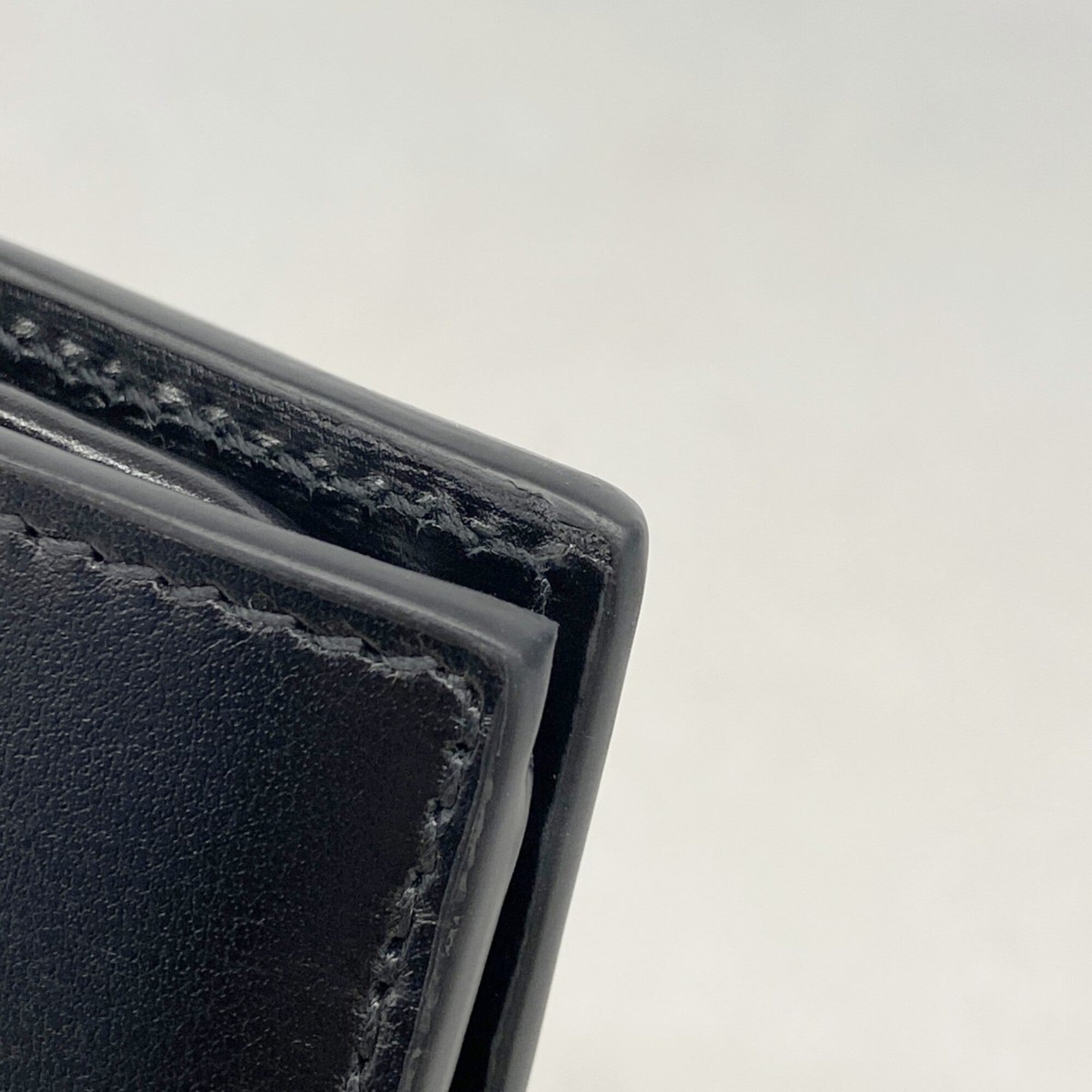 Gucci Black Leather Long Wallet (Bi-Fold) (Pre-Owned)