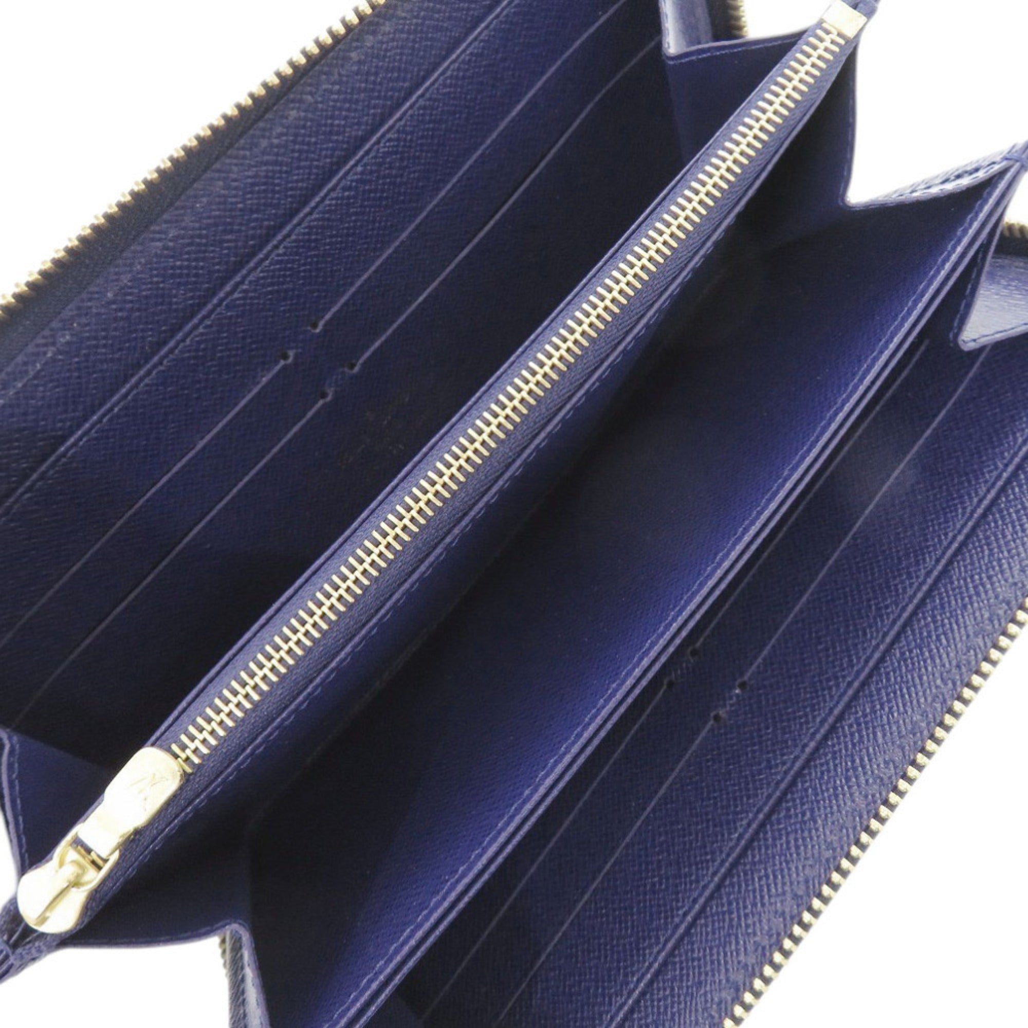 Louis Vuitton Epi Purple Epi Leather Long Wallet (Bi-Fold) (Pre-Owned)