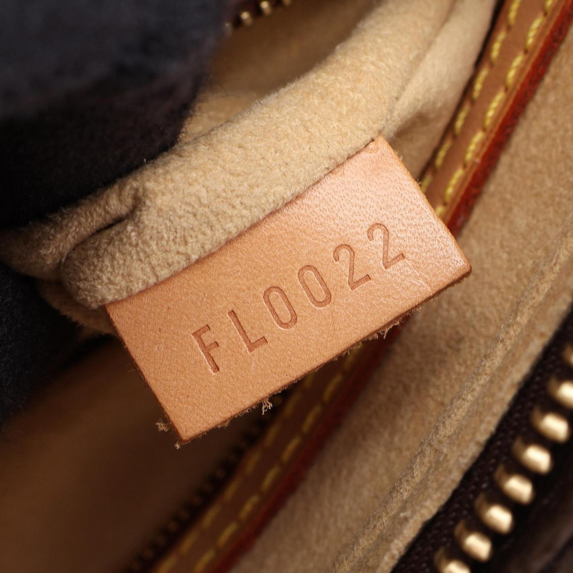 Louis Vuitton Brown Coated Canvas Pvc Monogram Leather Handbag Shoulder Bag (Pre-Owned)