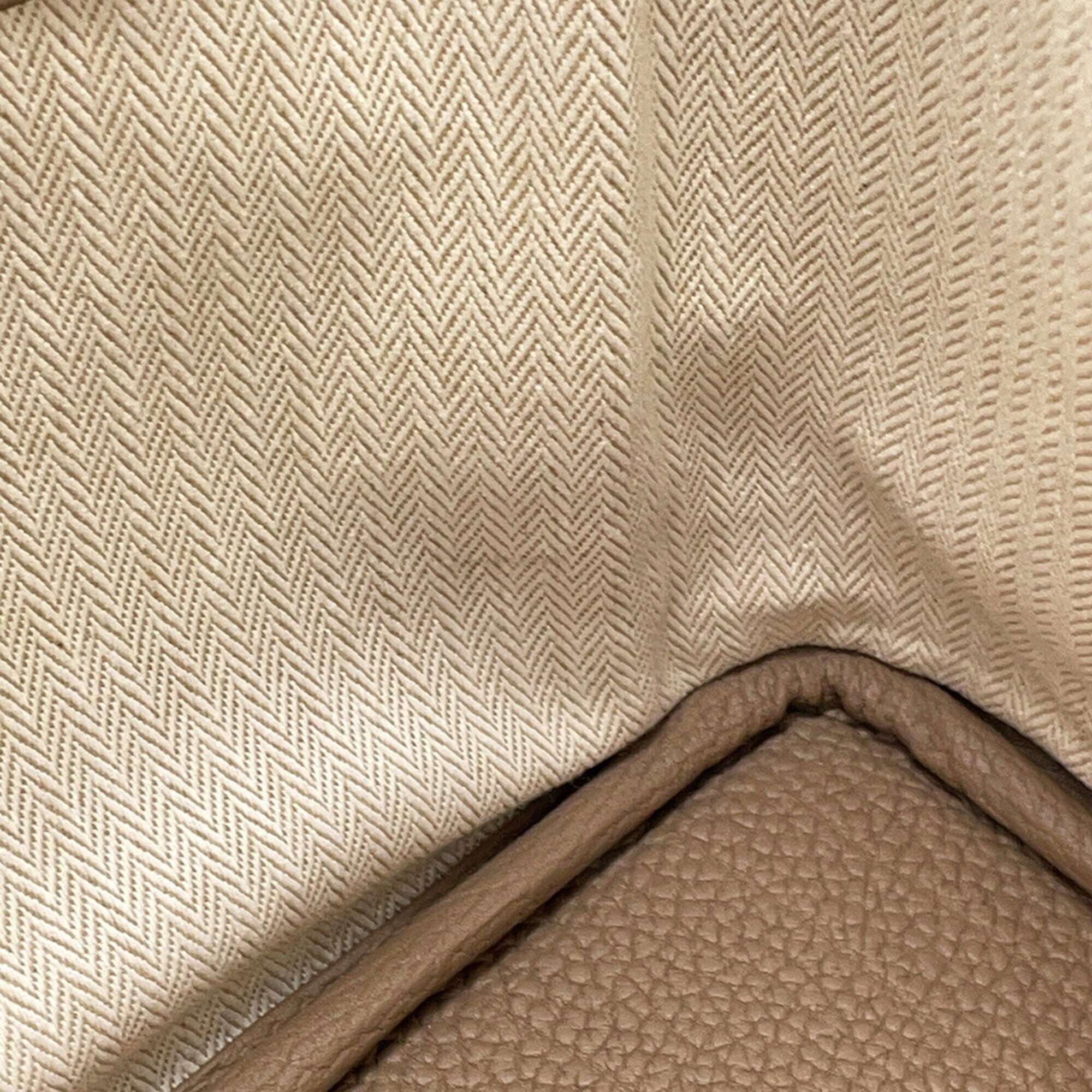 Hermes Etoupe Gray Negonda Leather Handbag Tote Bag (Pre-Owned)