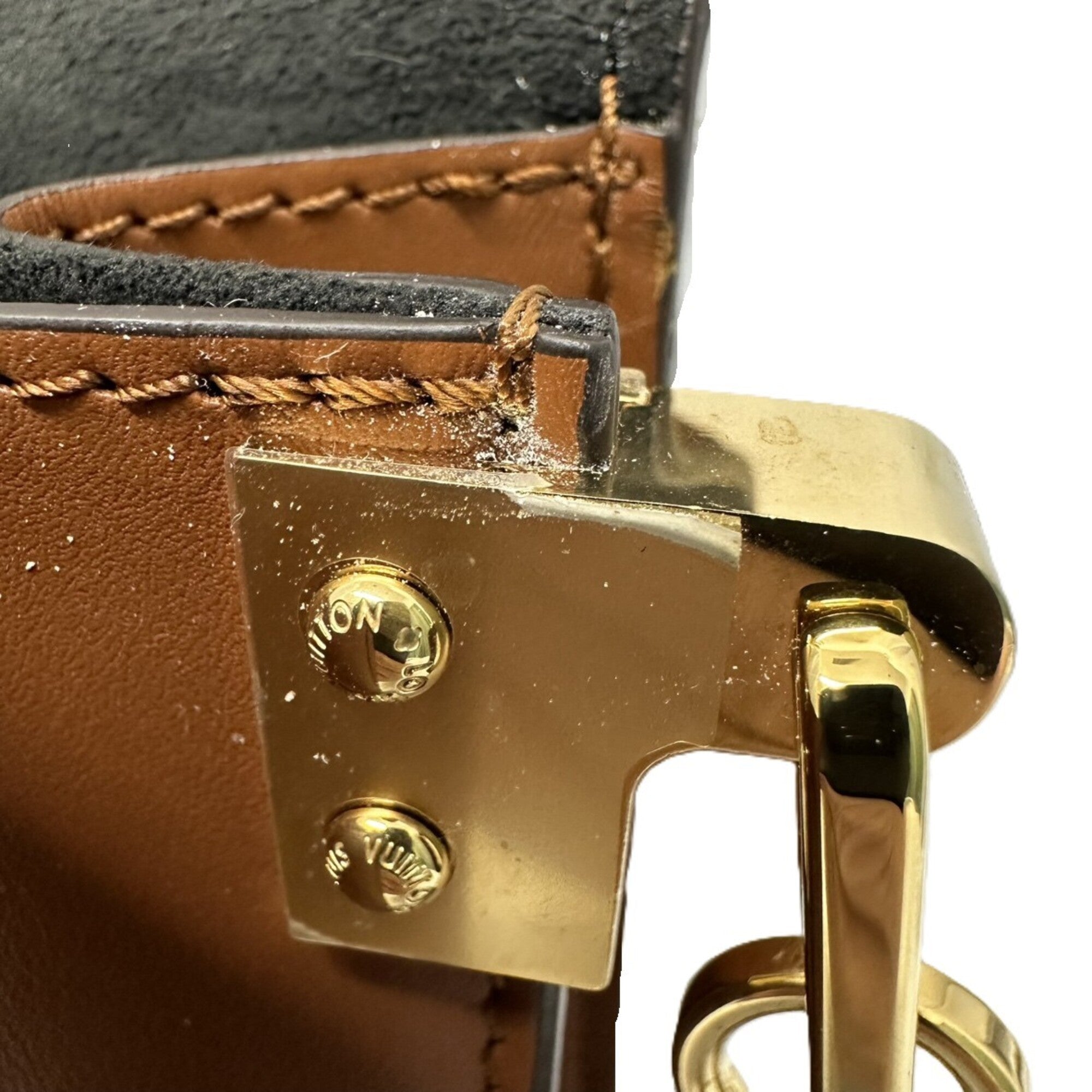 Louis Vuitton Brown Monogram Reverse Shoulder Bag (Pre-Owned)