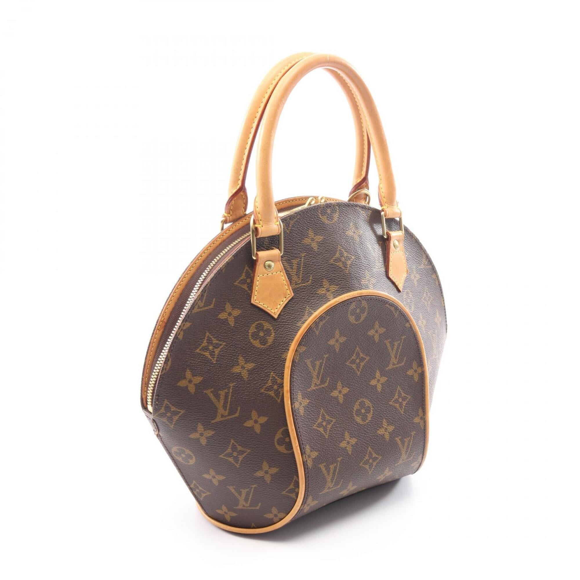 Louis Vuitton Monogram Brown Coated Canvas Handbag (Pre-Owned)