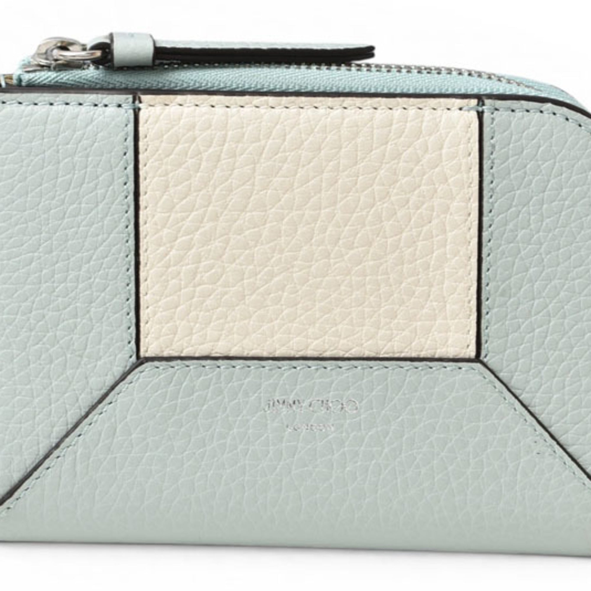 Jimmy Choo Blue Leather Wallet (Bi-Fold) (Pre-Owned)