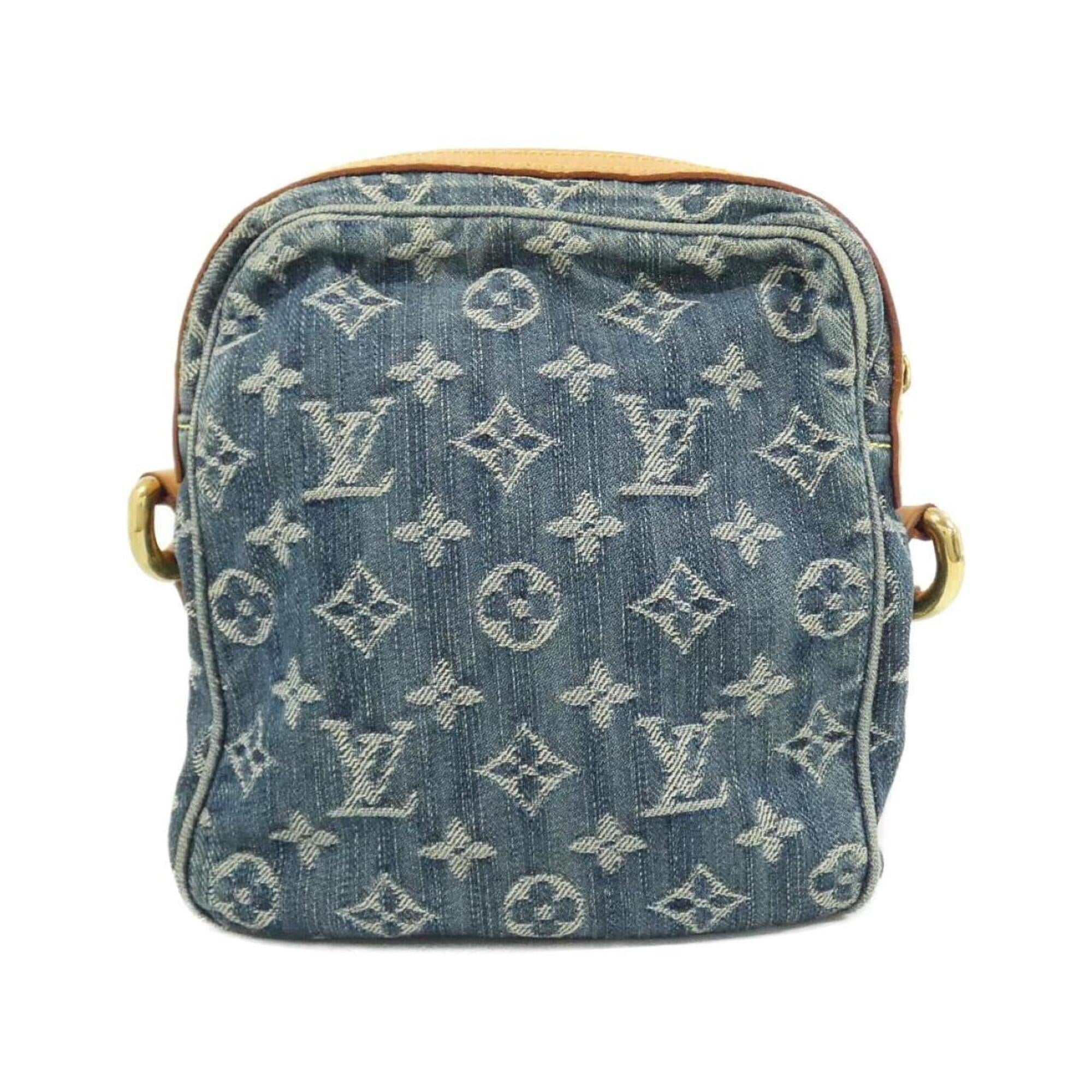 Louis Vuitton Blue Denim Canvas Shoulder Bag (Pre-Owned)