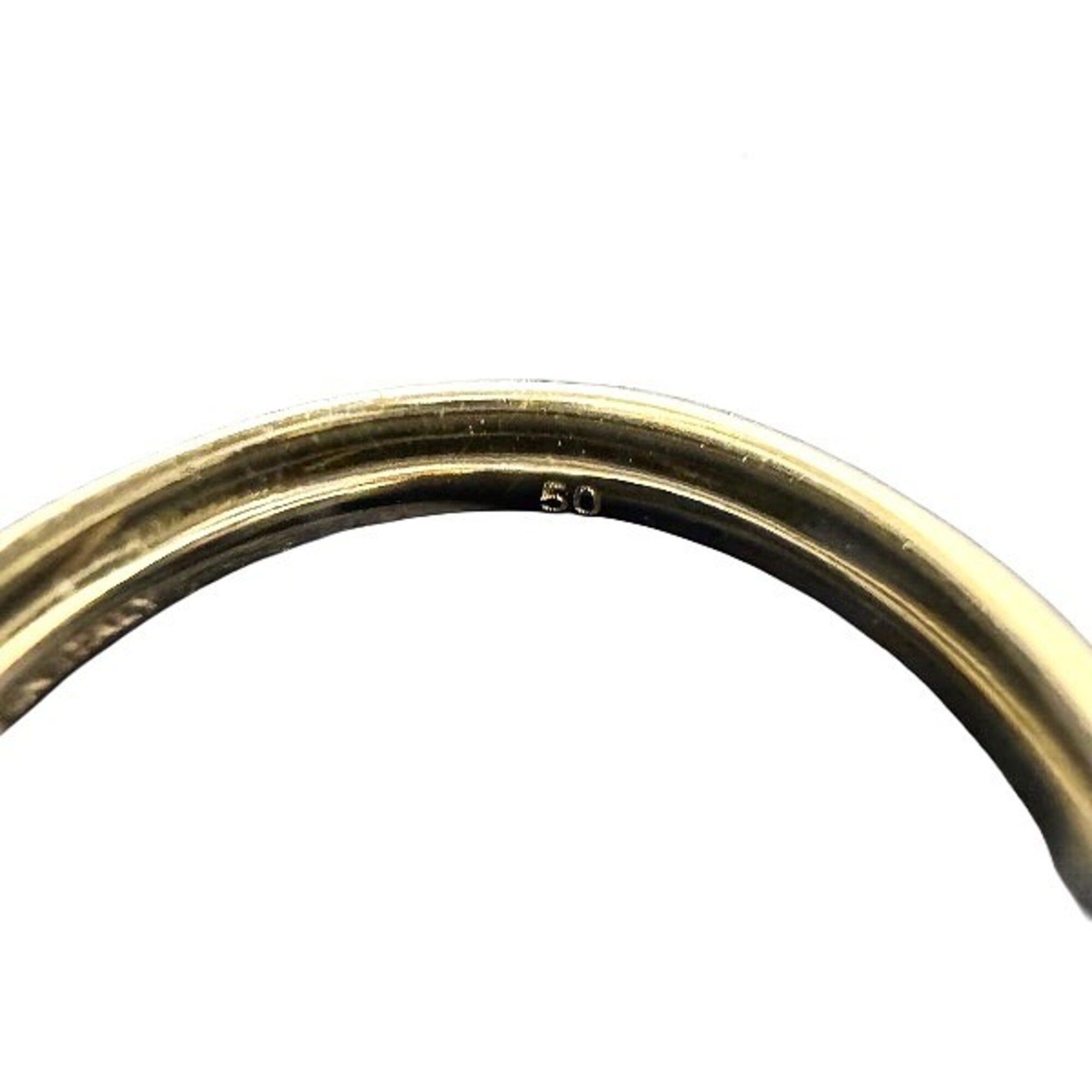 Celine Gold Gold Plating Band Ring (Pre-Owned)
