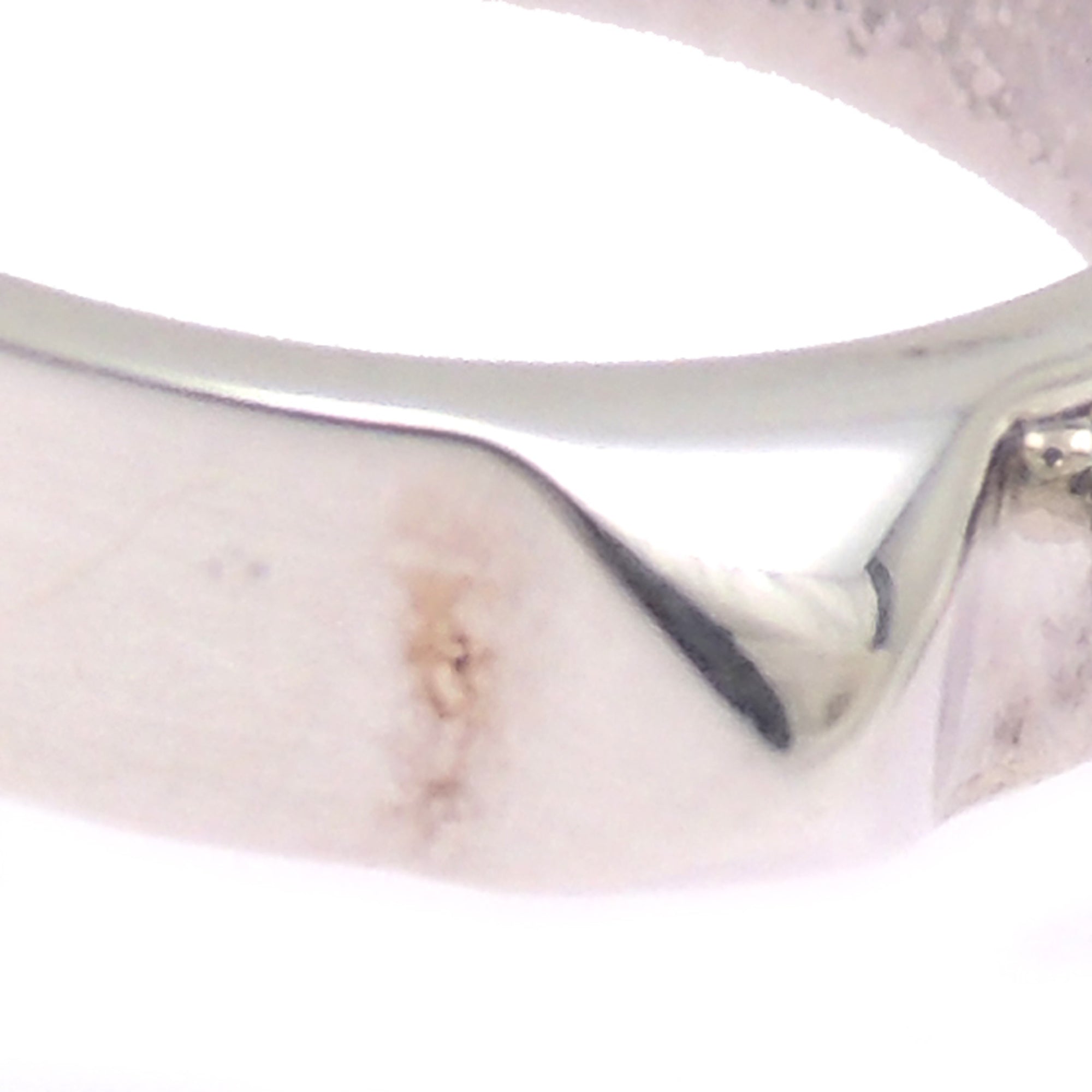 Hermes Silver 925 Band Ring (Pre-Owned)