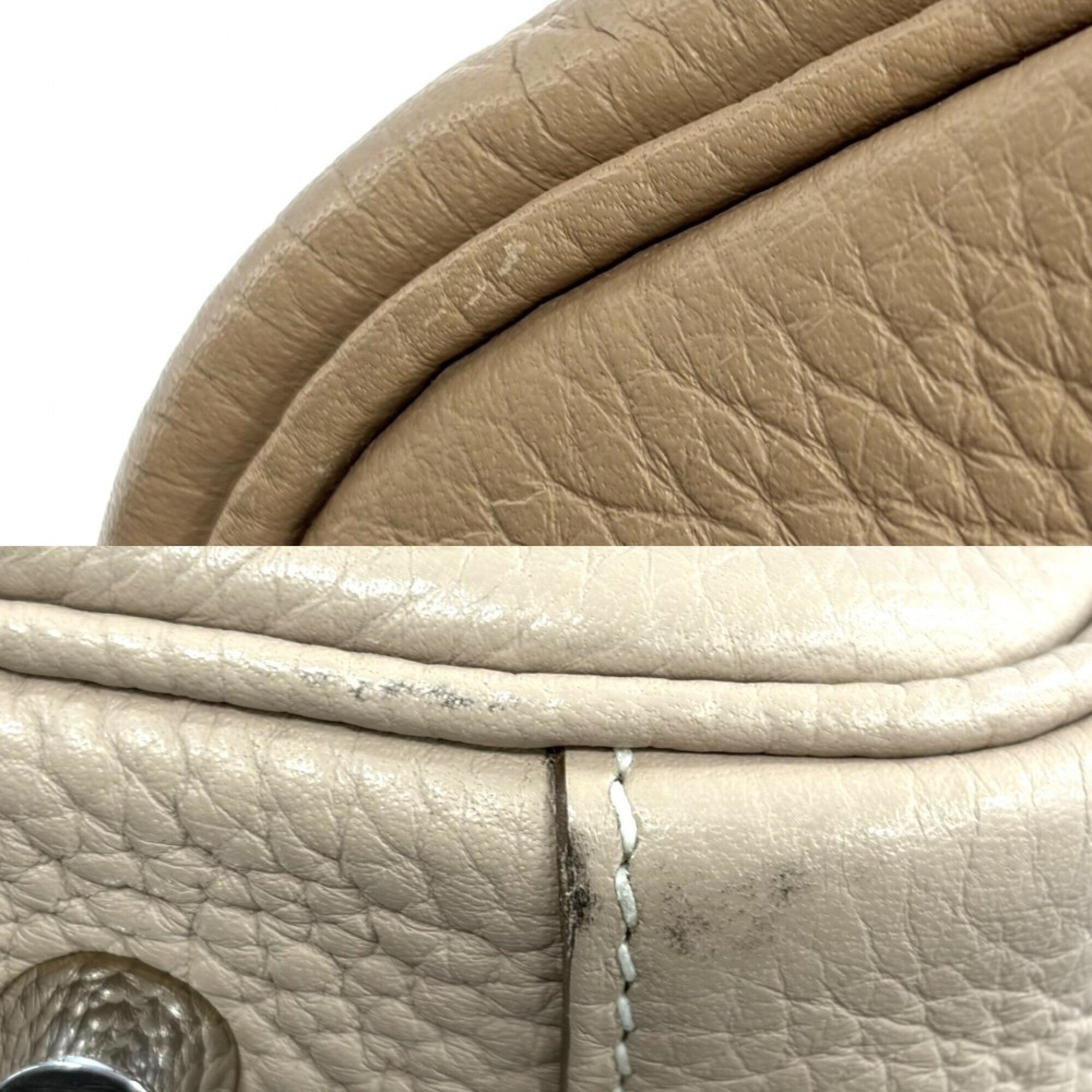 Hermes Brown Taurillon Clemence Leather Handbag Shoulder Bag (Pre-Owned)