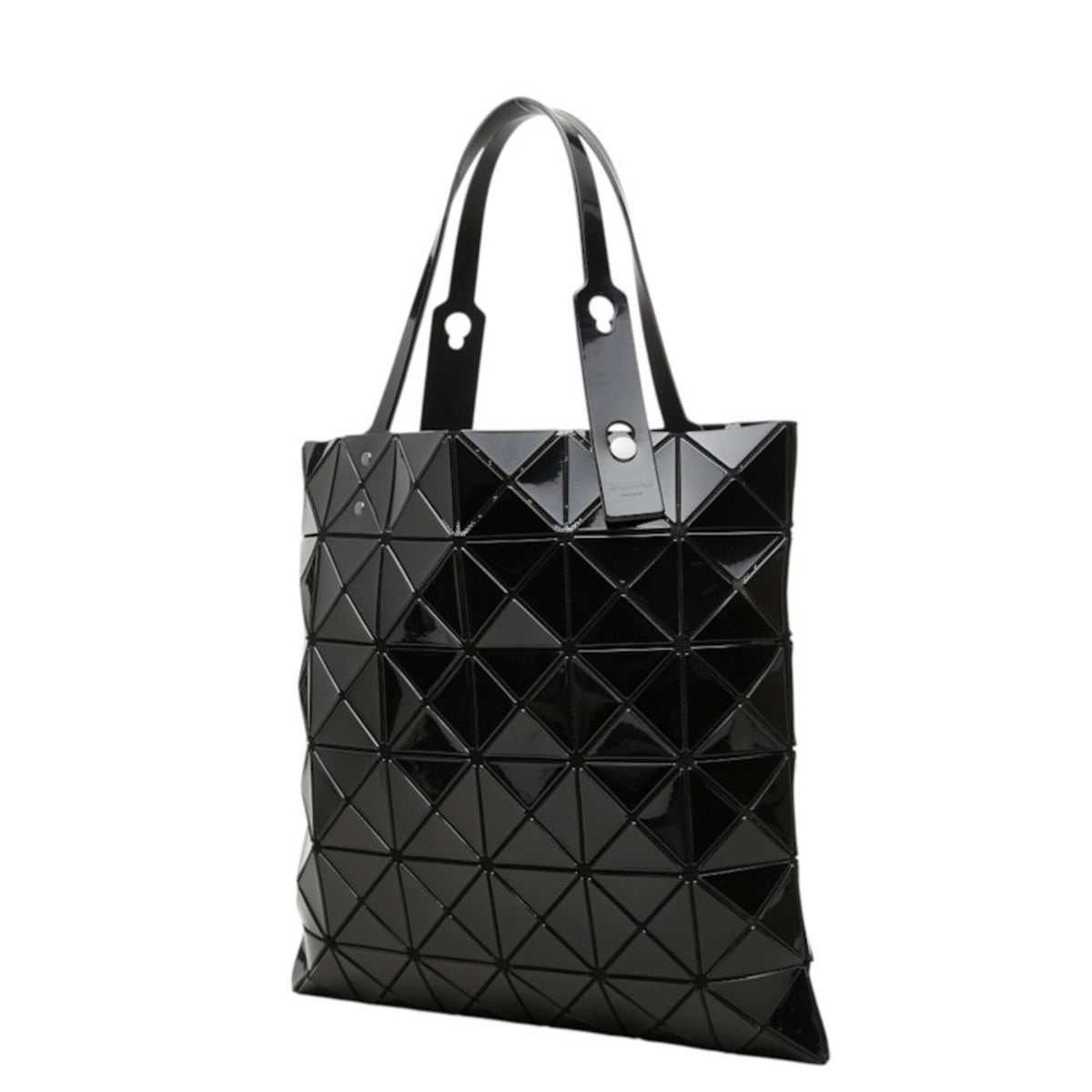 Issey Miyake Black Pvc Shoulder Bag Tote Bag (Pre-Owned)