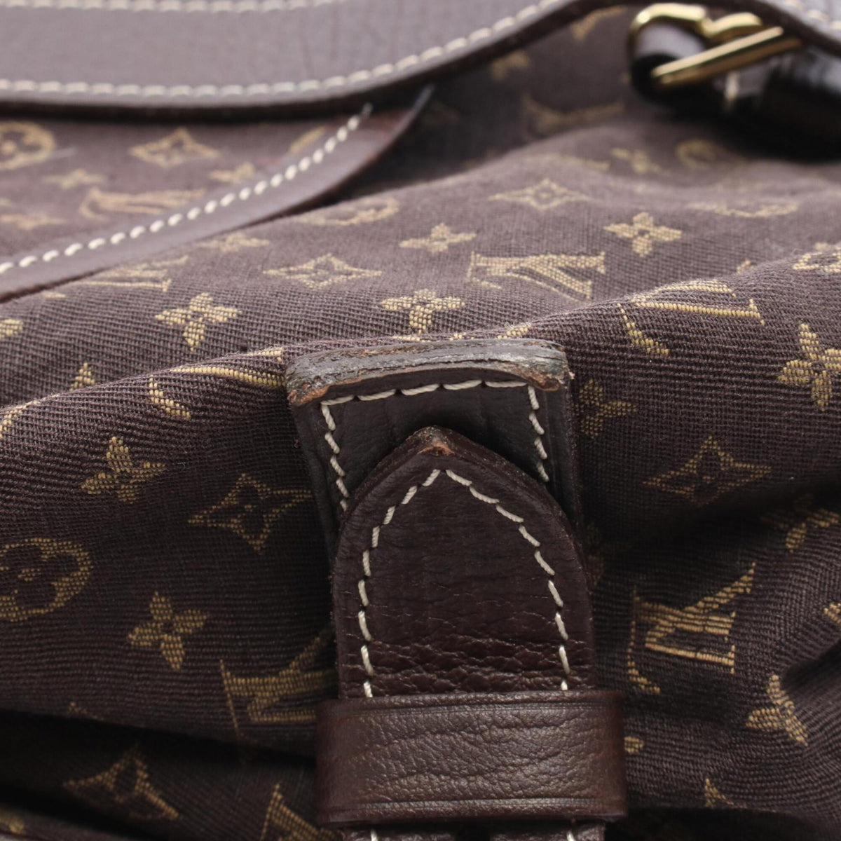 Louis Vuitton Brown Ebene Handbag Shoulder Bag (Pre-Owned)