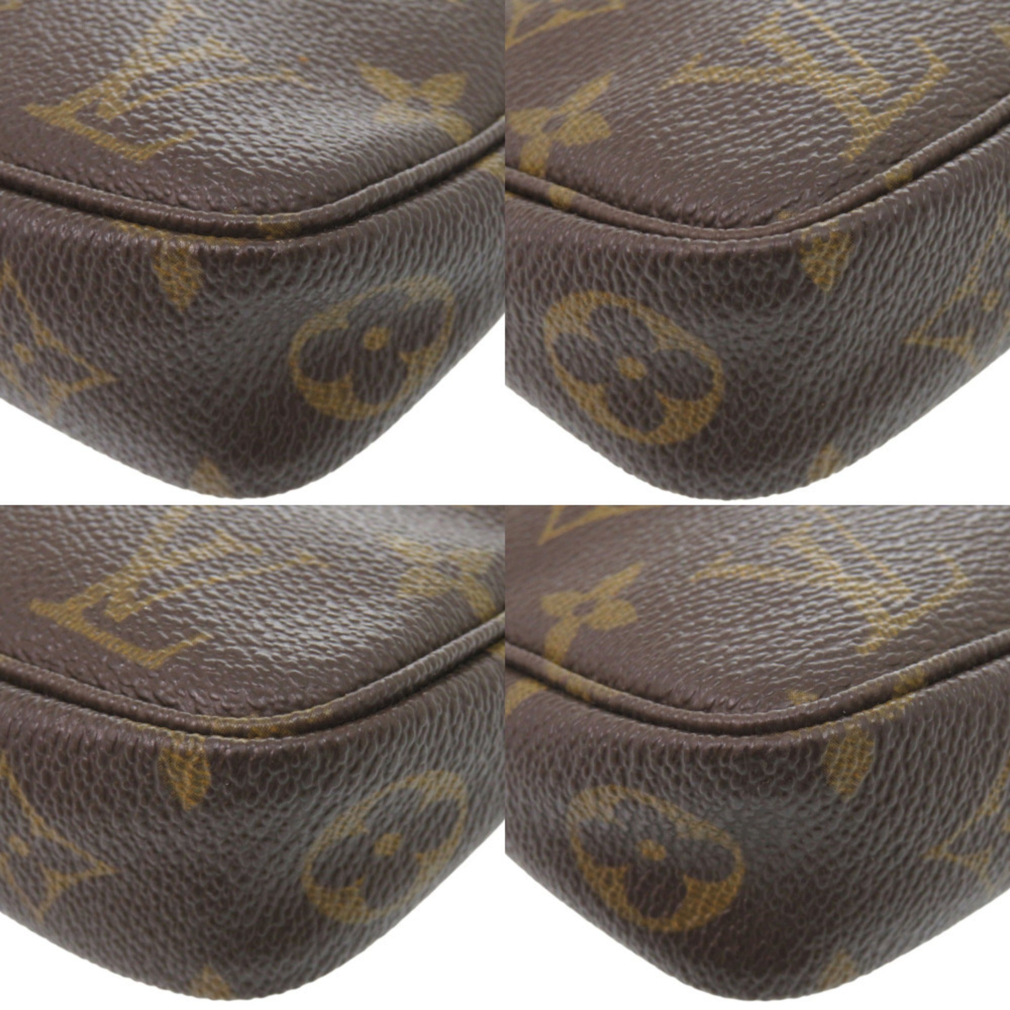 Louis Vuitton Brown Monogram Monogram Handbag Pochette Pouch (Pre-Owned)