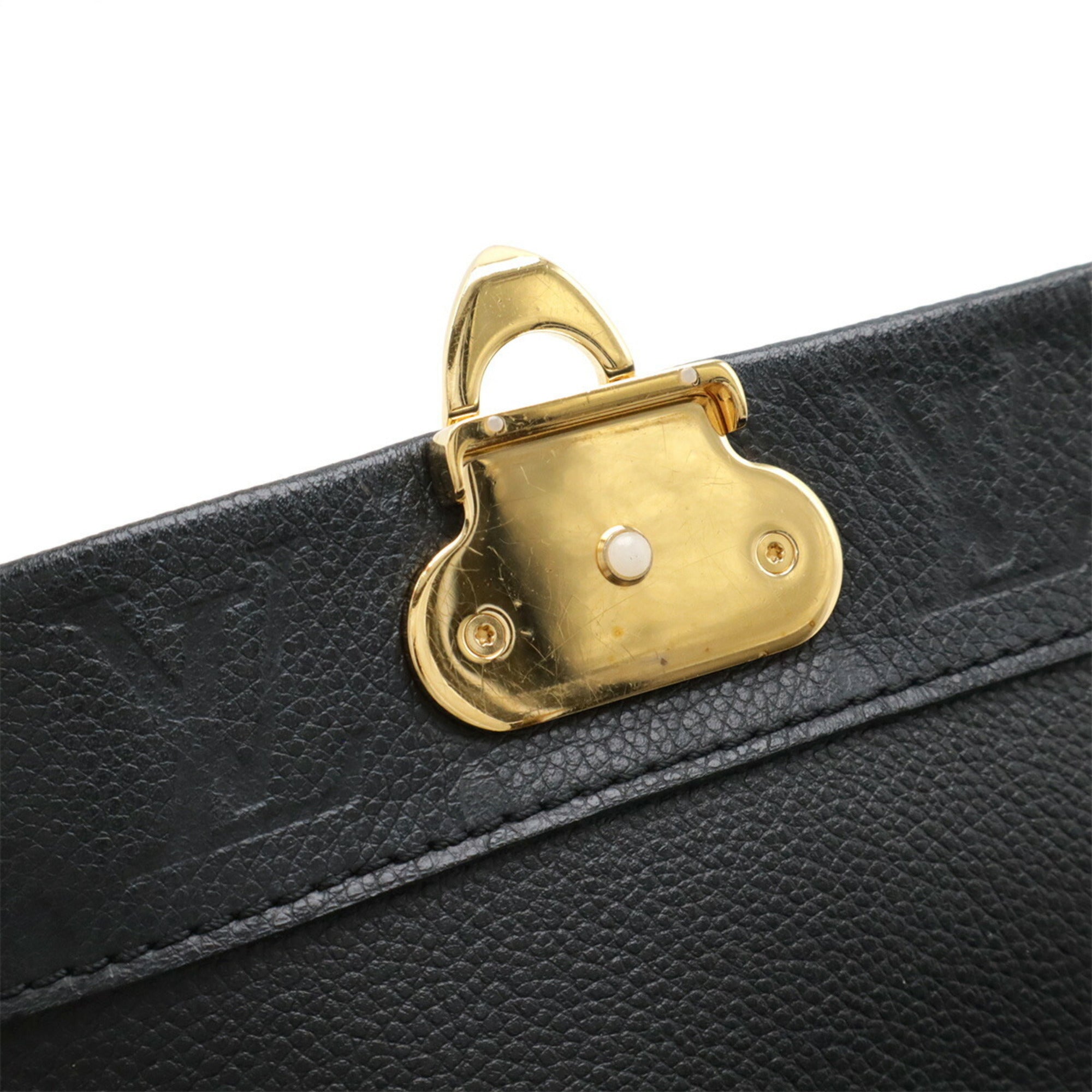 Louis Vuitton Black Noir Monogram Empreinte Shoulder Bag (Pre-Owned)