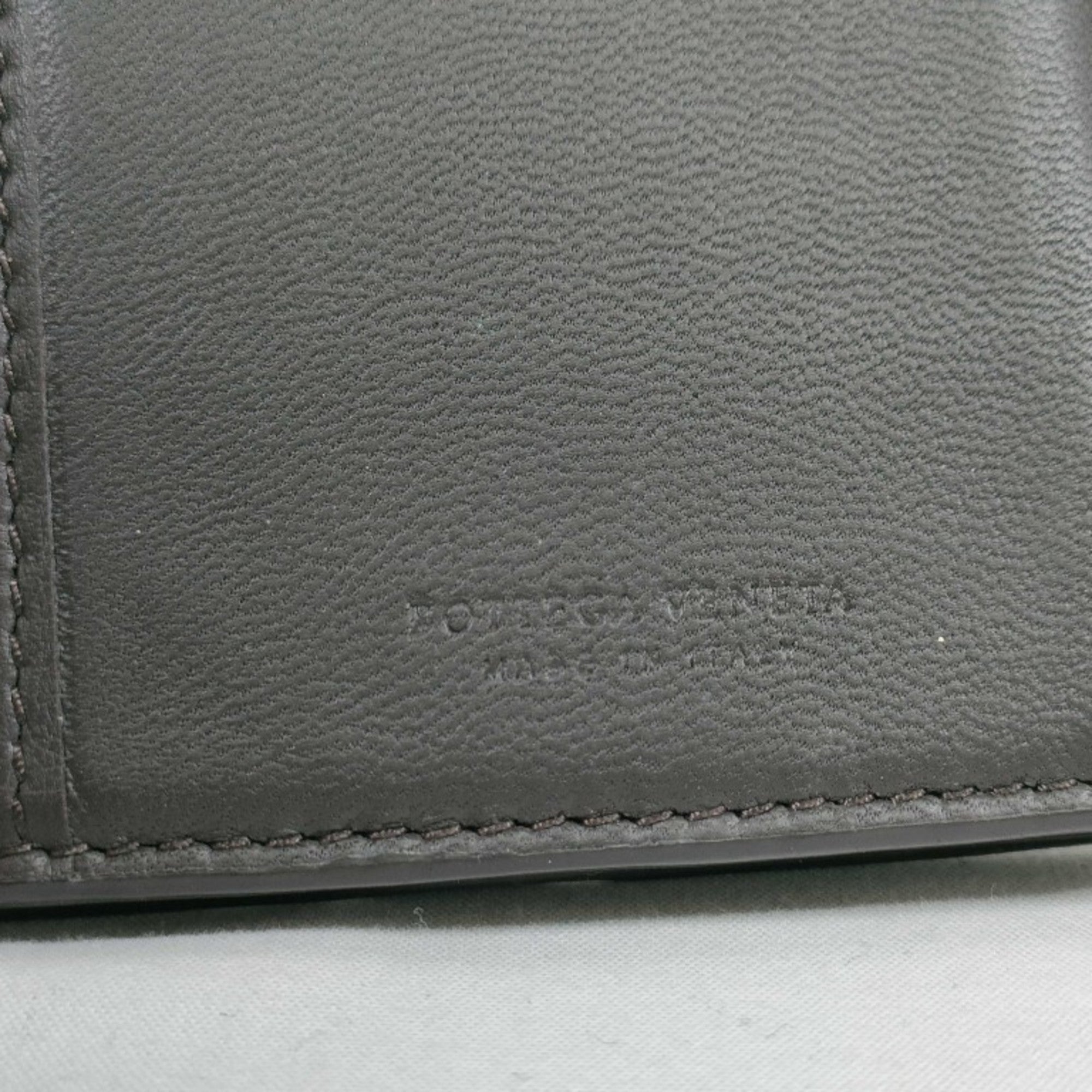 Bottega Veneta Brown Leather Coin Purse/Coin Case (Pre-Owned)