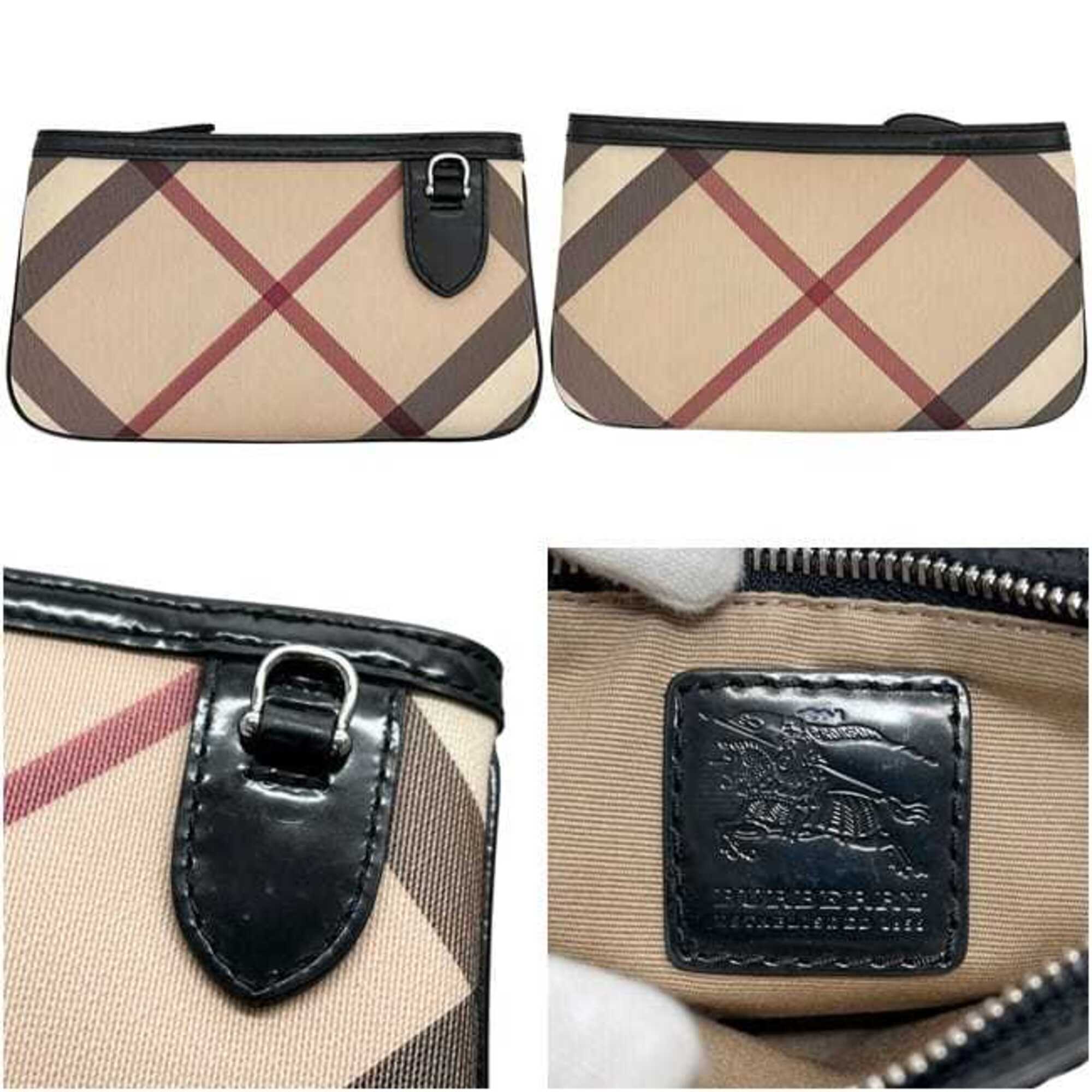 Burberry Beige Pvc Tote Bag (Pre-Owned)