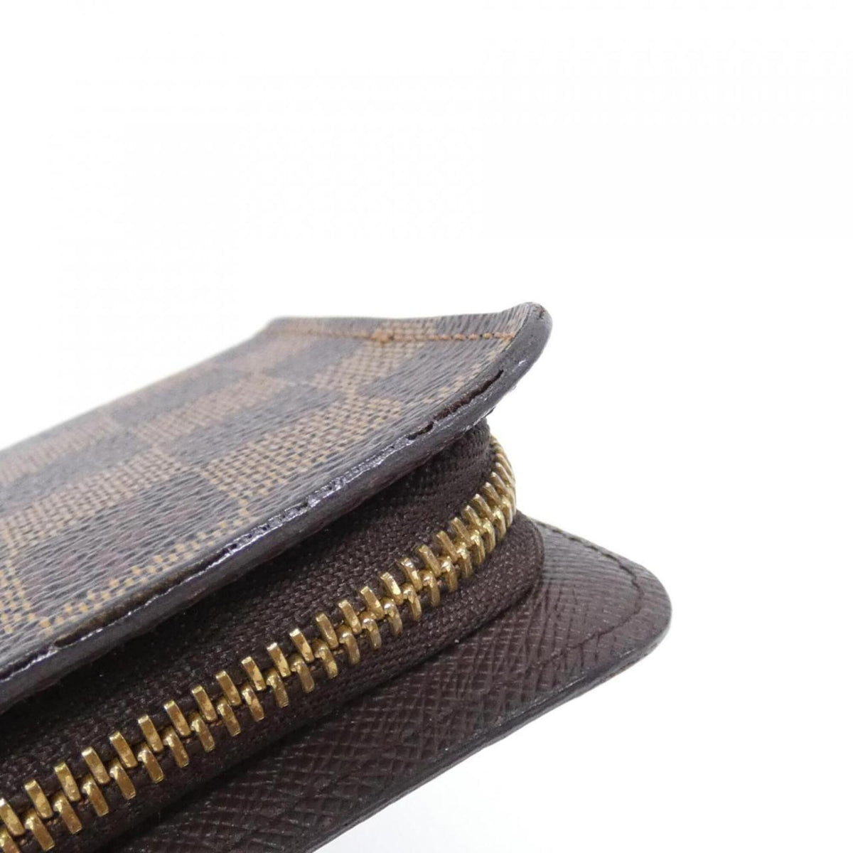 Louis Vuitton Ebene Coated Canvas Long Wallet (Bi-Fold) (Pre-Owned)