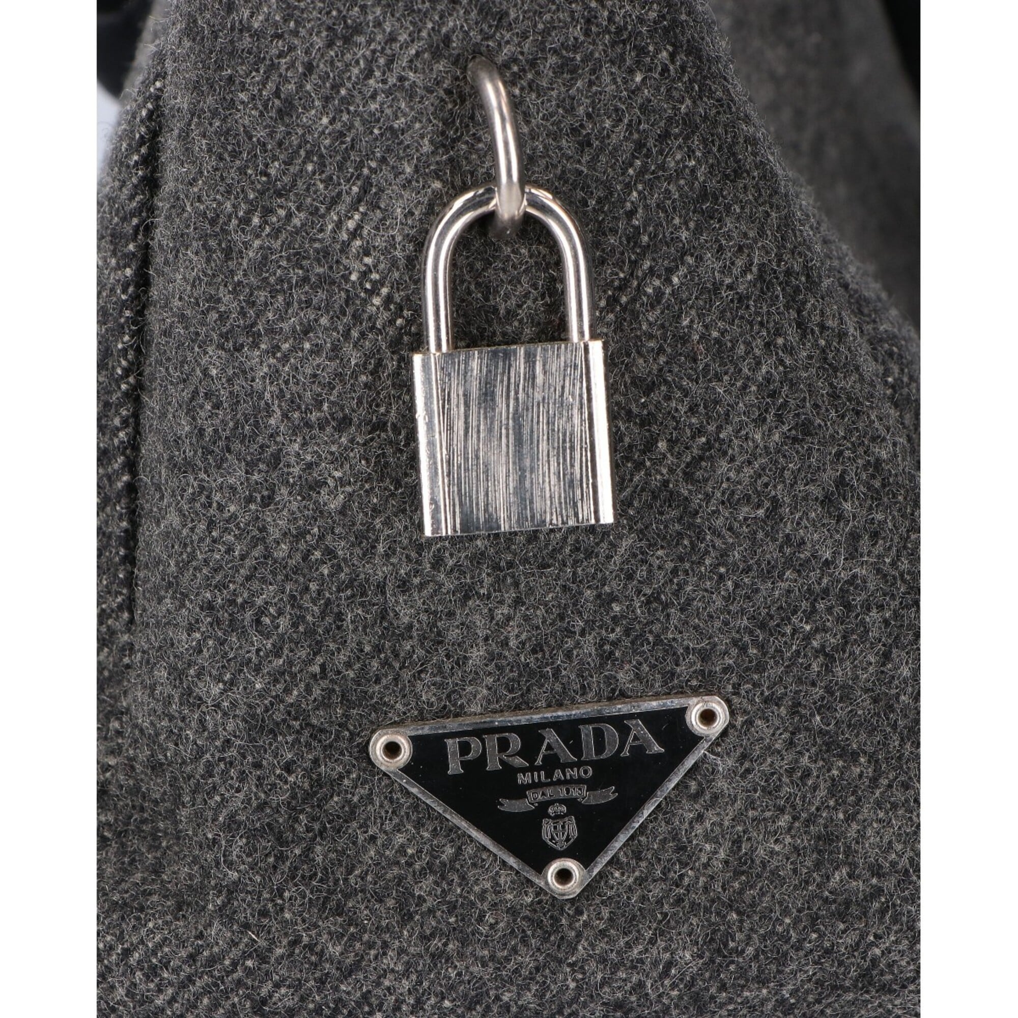 Prada Felt Handbag (Pre-Owned)
