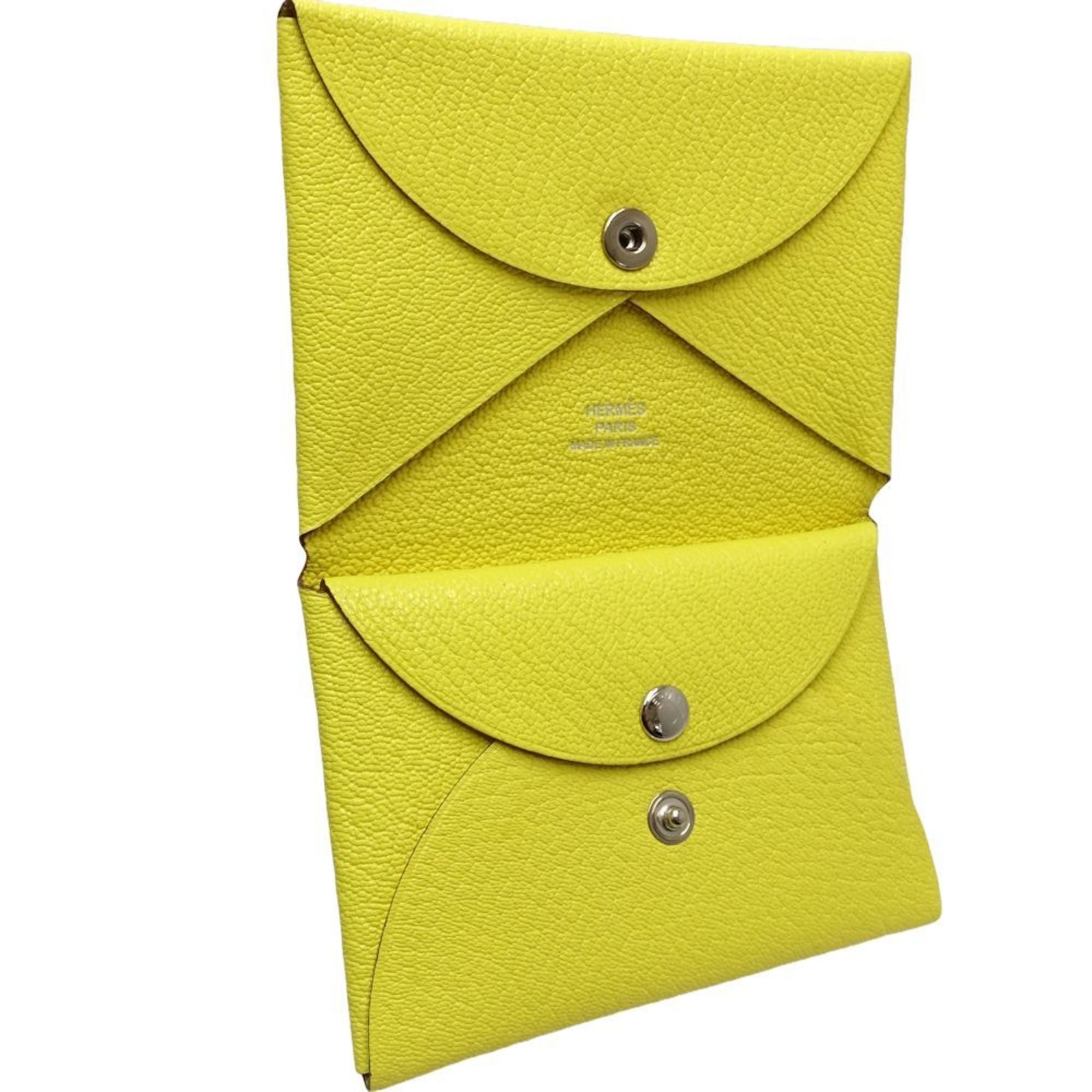 Hermes Leather Coin Purse/Coin Case (Pre-Owned)
