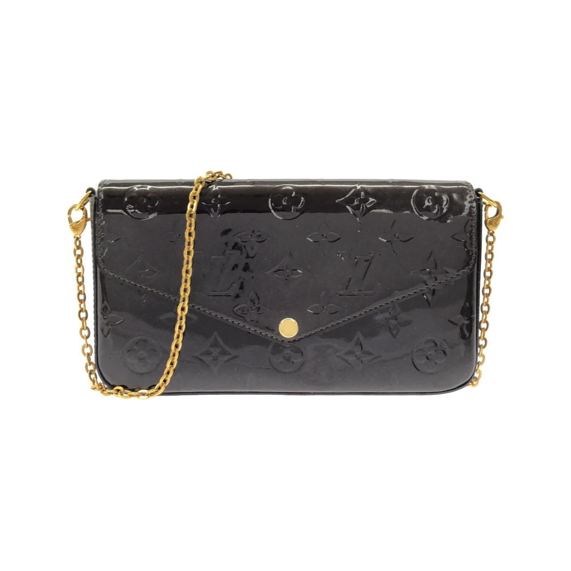 Louis Vuitton Amarante Leather Pochette Shoulder Bag (Pre-Owned)